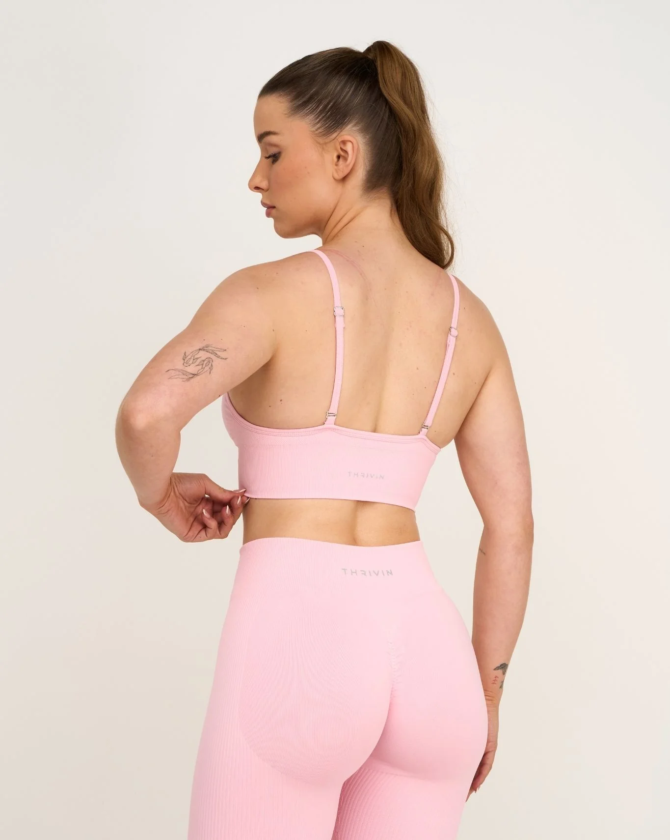 Elevate⢠Multiway Sculpt Seamless Bra | Cotton Pink - Image 4