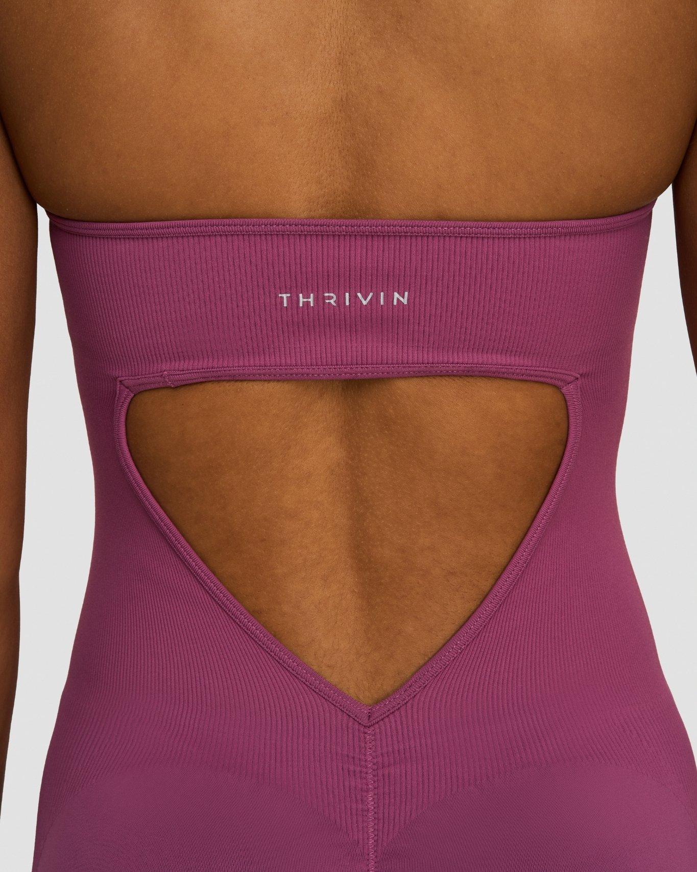 Elevate™ Sculpting Halterneck All In One | Orchid Mauve - Image 3