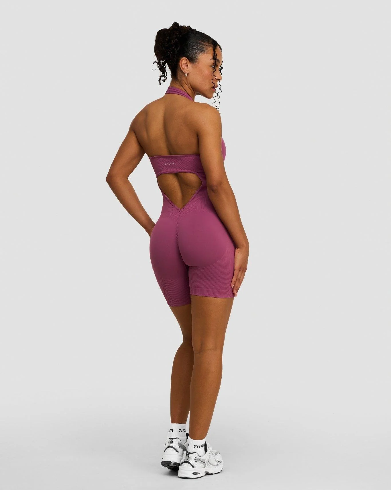 Elevate™ Sculpting Halterneck All In One | Orchid Mauve - Image 7