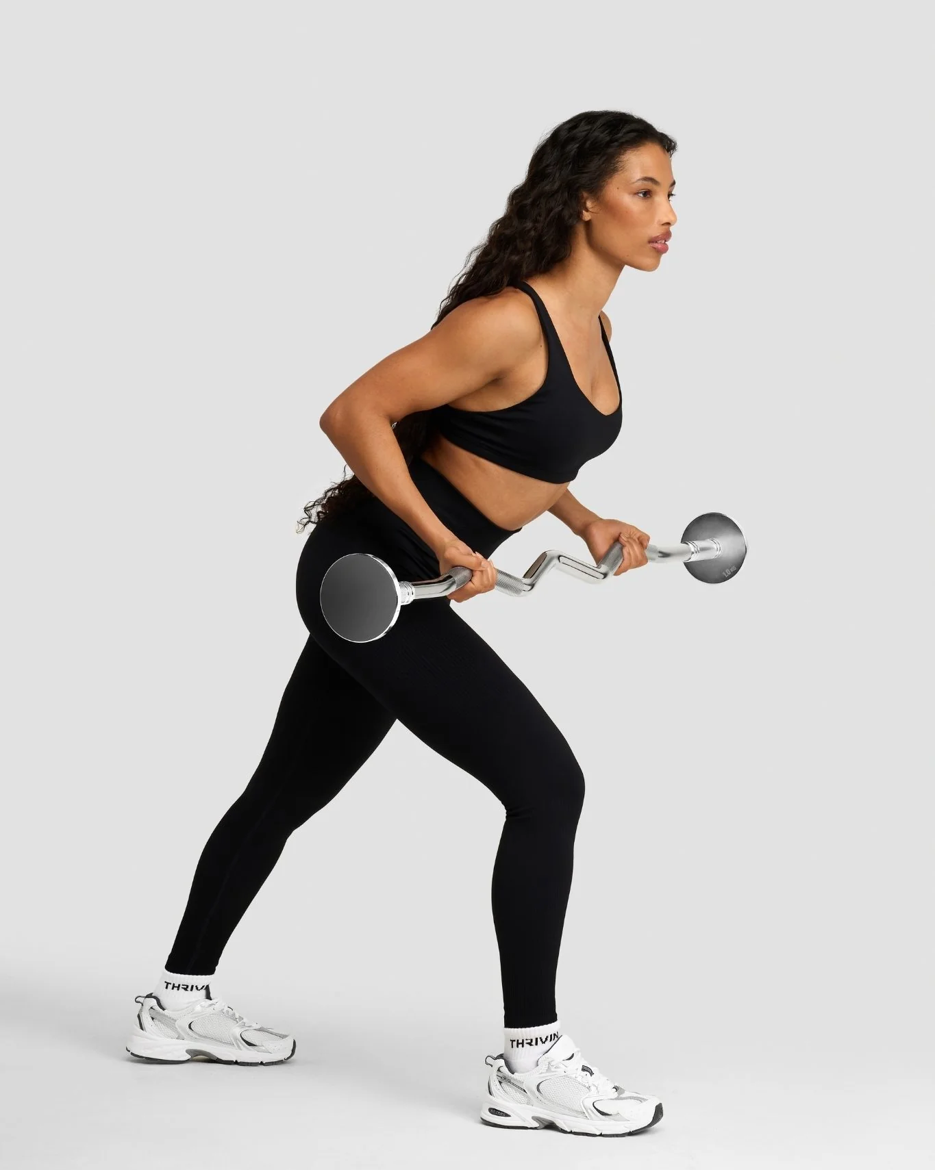 Elevate™ Sculpting High Waist Scrunch Leggings | Night Black - Image 7