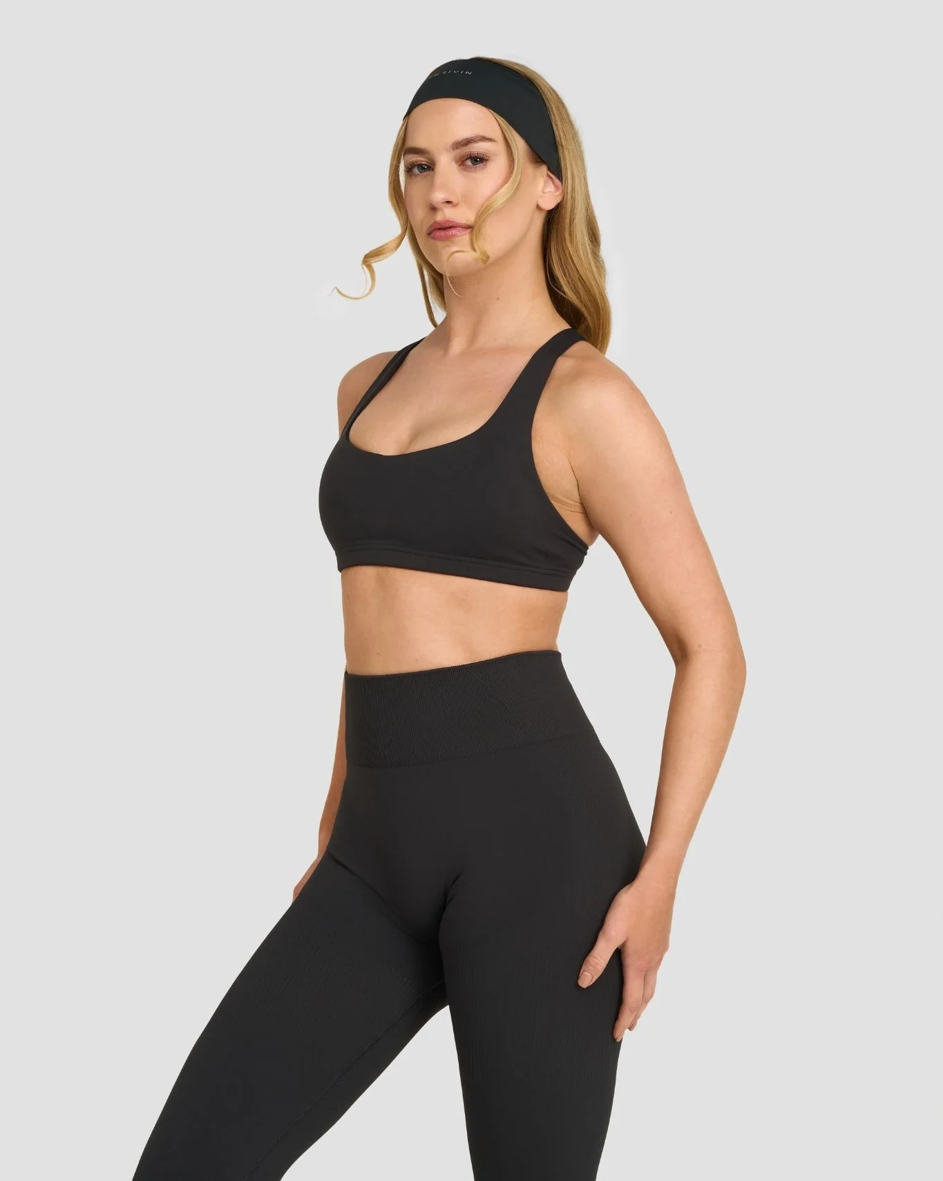 Elevate™ Sculpting Medium Impact Multiway Bra | Charcoal Grey - Image 3