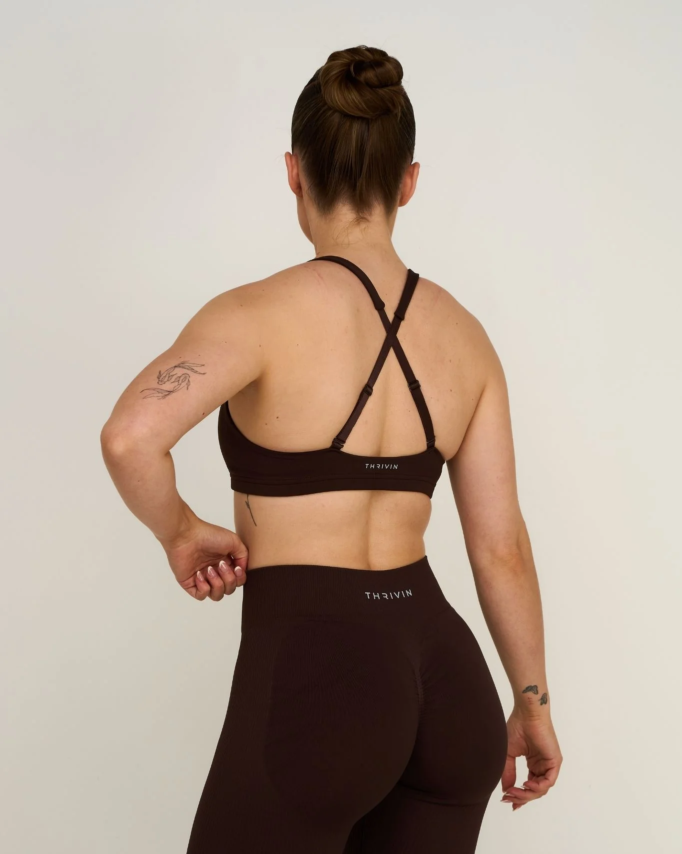 Elevate™ Sculpting Medium Impact Multiway Bra | Coffee - Image 2
