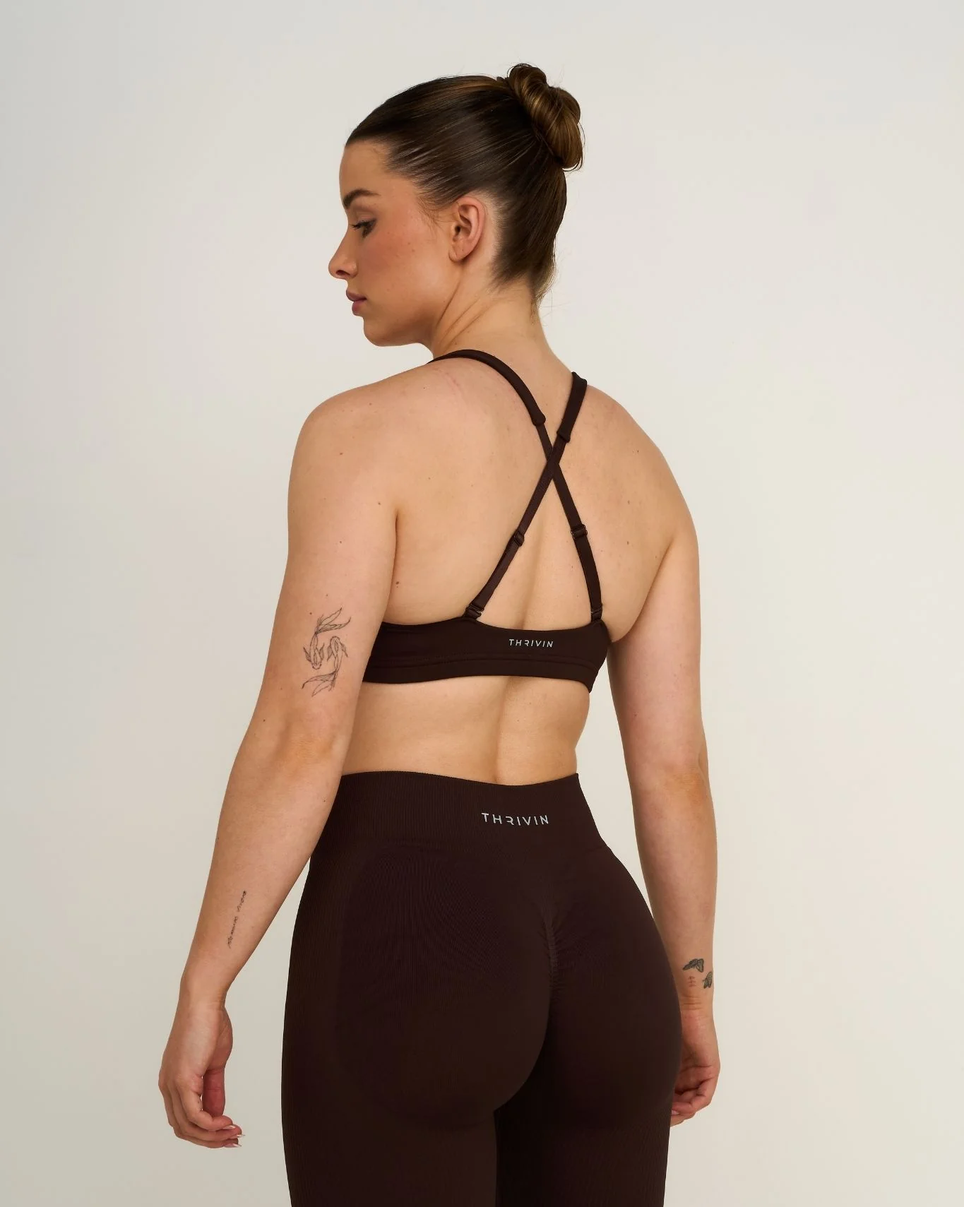 Elevate™ Sculpting Medium Impact Multiway Bra | Coffee - Image 4