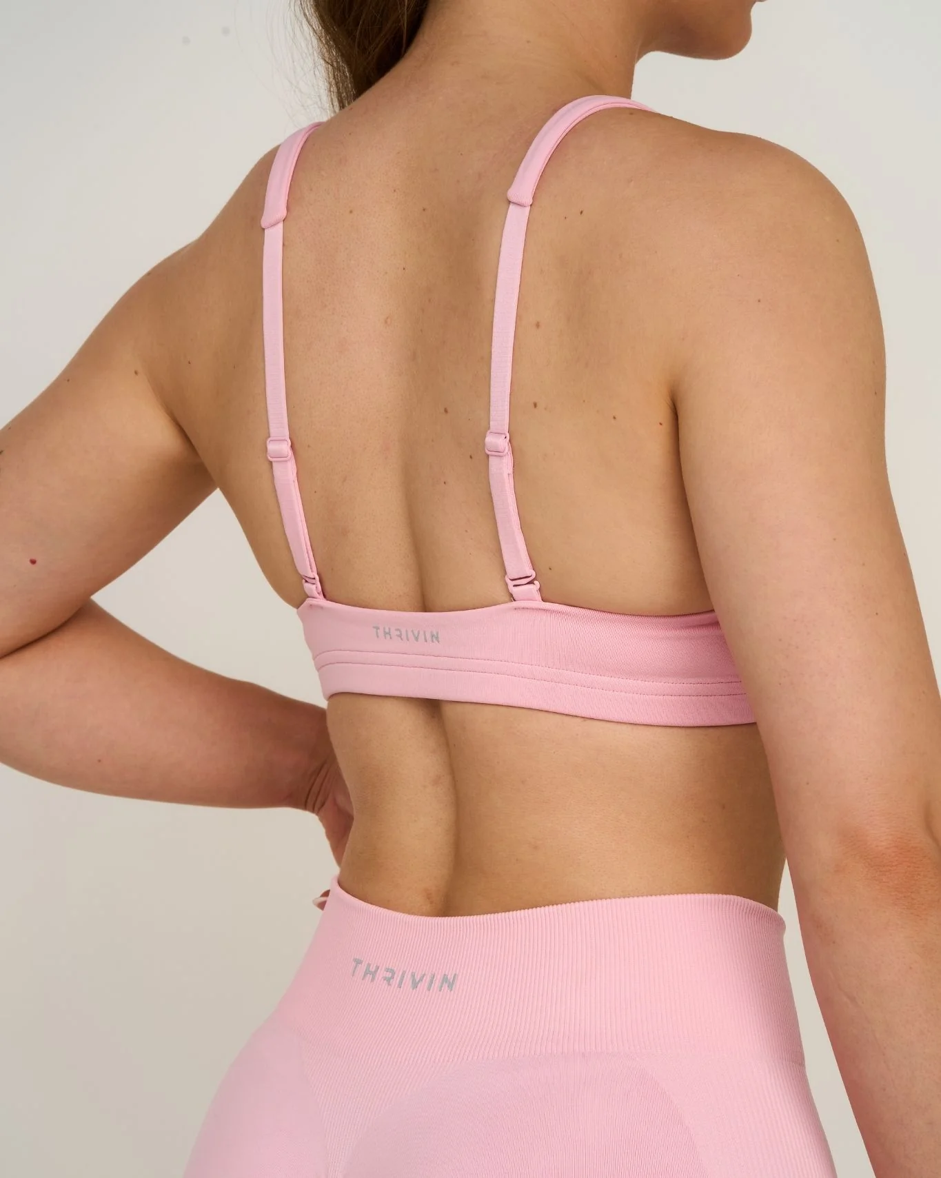 Elevate™ Sculpting Medium Impact Multiway Bra | Cotton Pink - Image 2