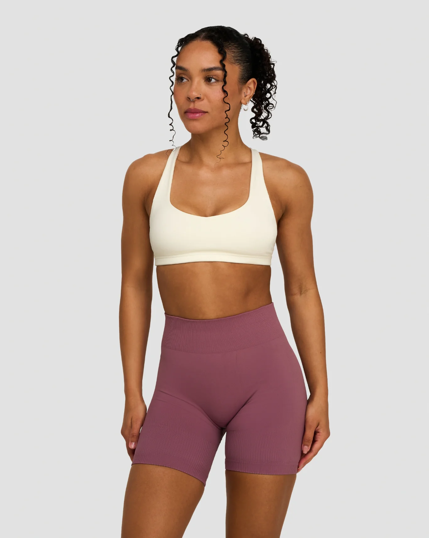 Elevate™ Sculpting Medium Impact Multiway Bra | Cream - Image 6