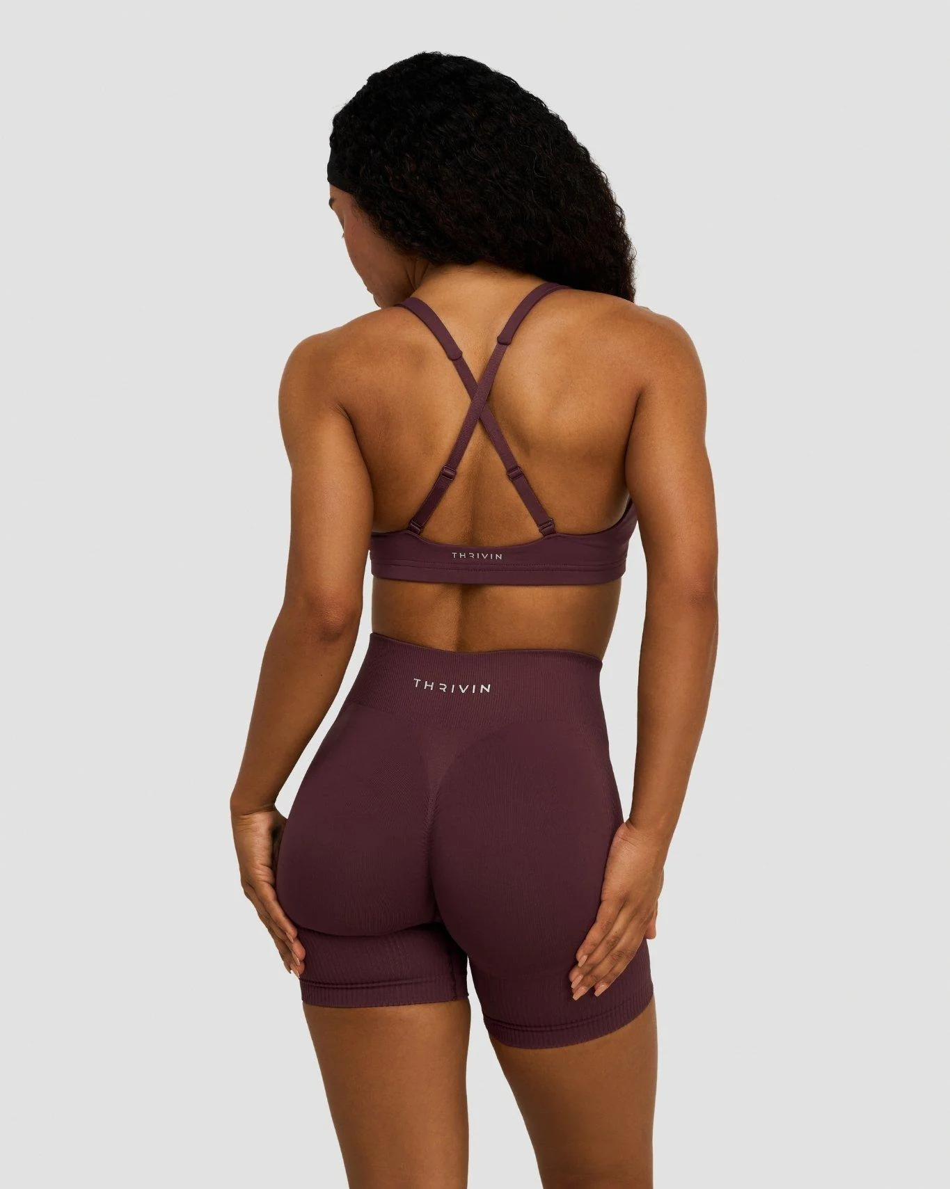 Elevate™ Sculpting Medium Impact Multiway Bra | Dark Mauve - Image 2