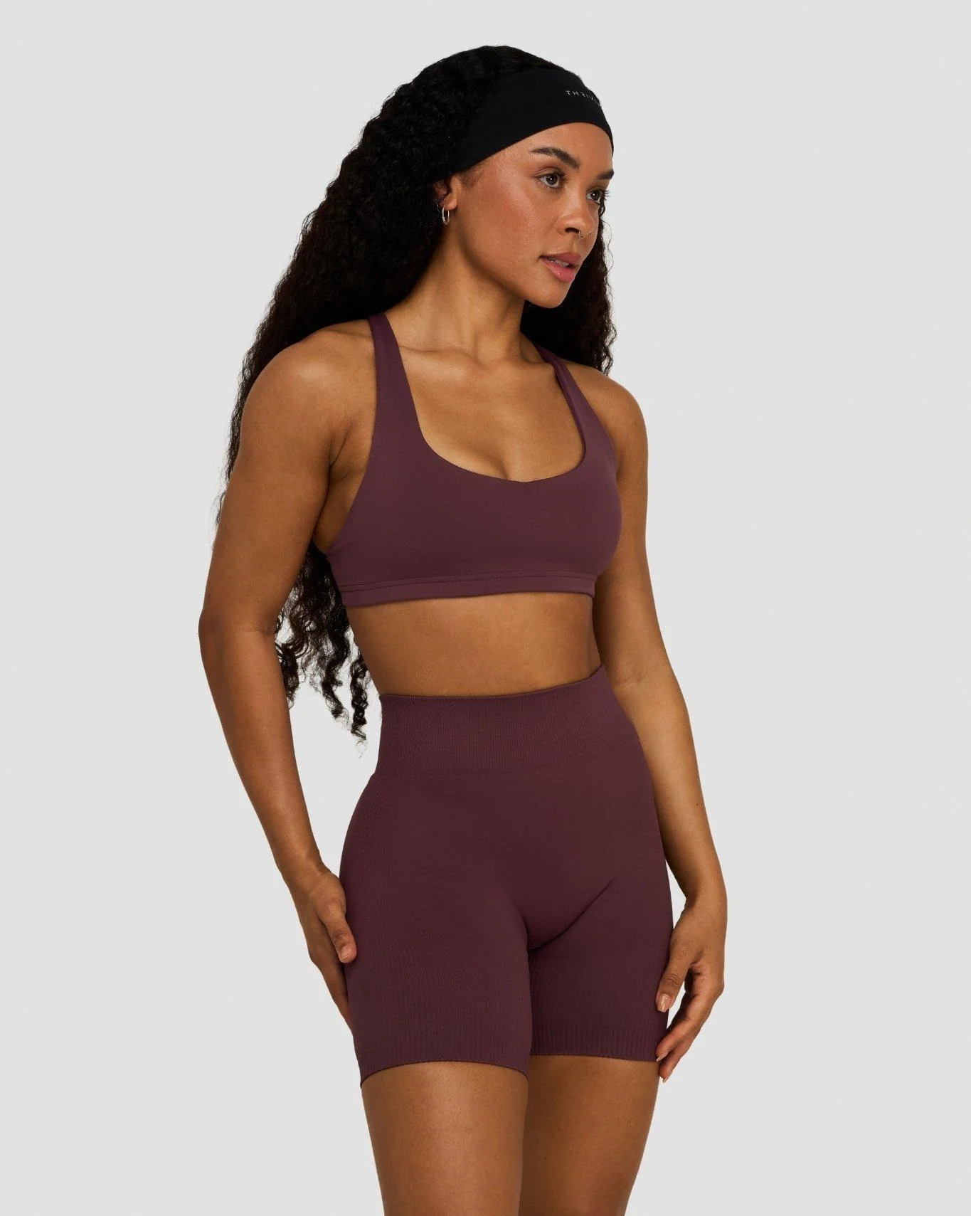 Elevate™ Sculpting Medium Impact Multiway Bra | Dark Mauve - Image 5