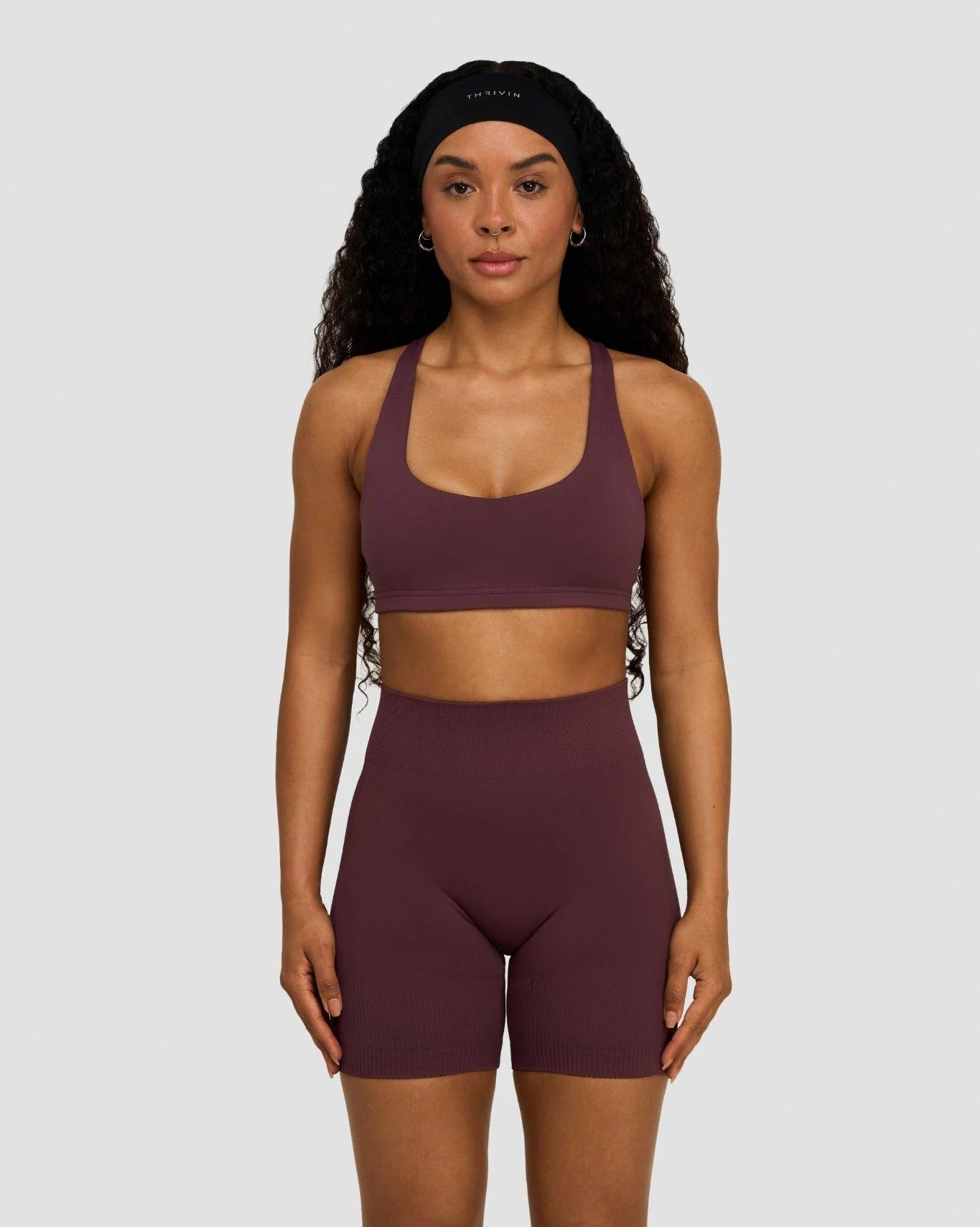 Elevate™ Sculpting Medium Impact Multiway Bra | Dark Mauve - Image 6