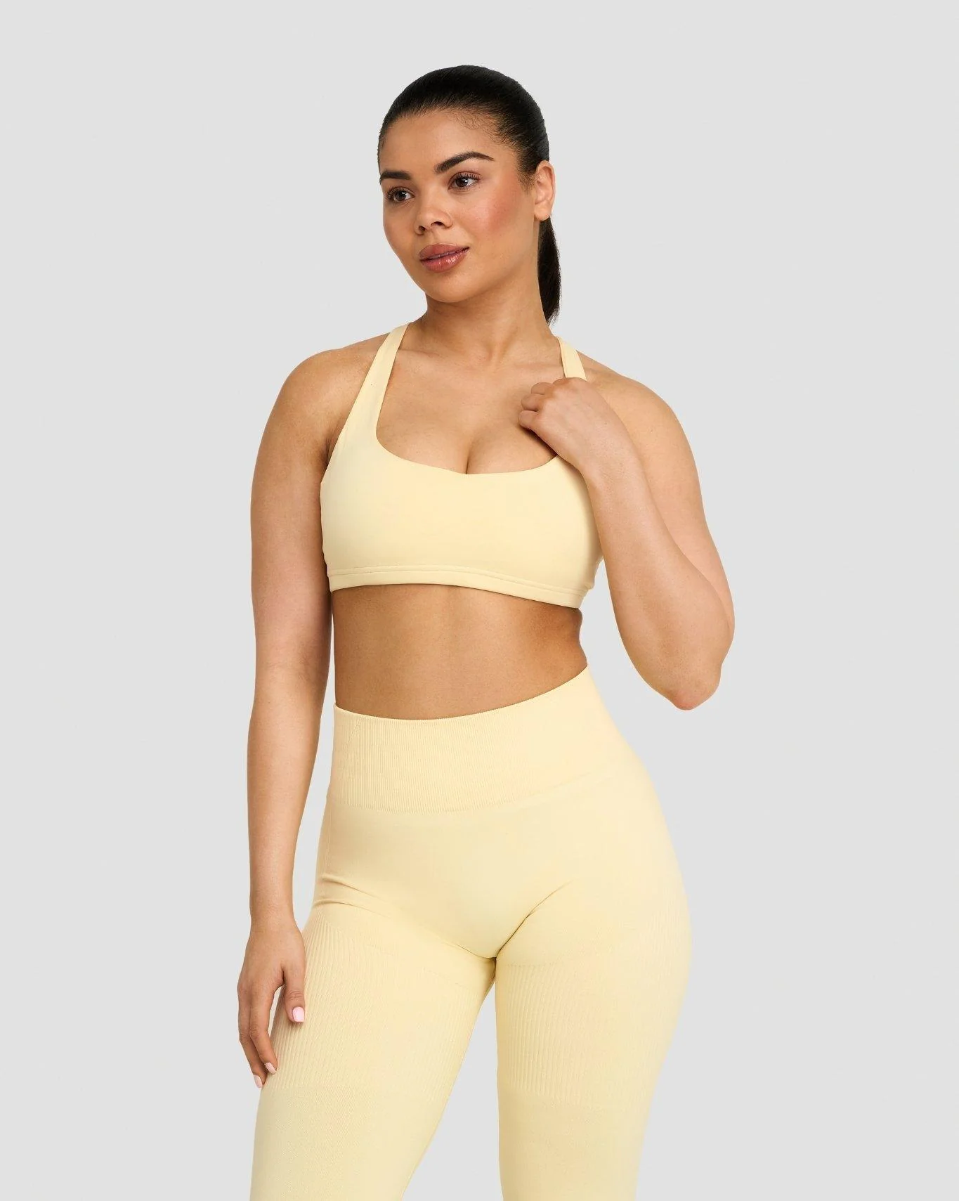 Elevate⢠Sculpting Medium Impact Multiway Bra | Golden Butter - Image 3