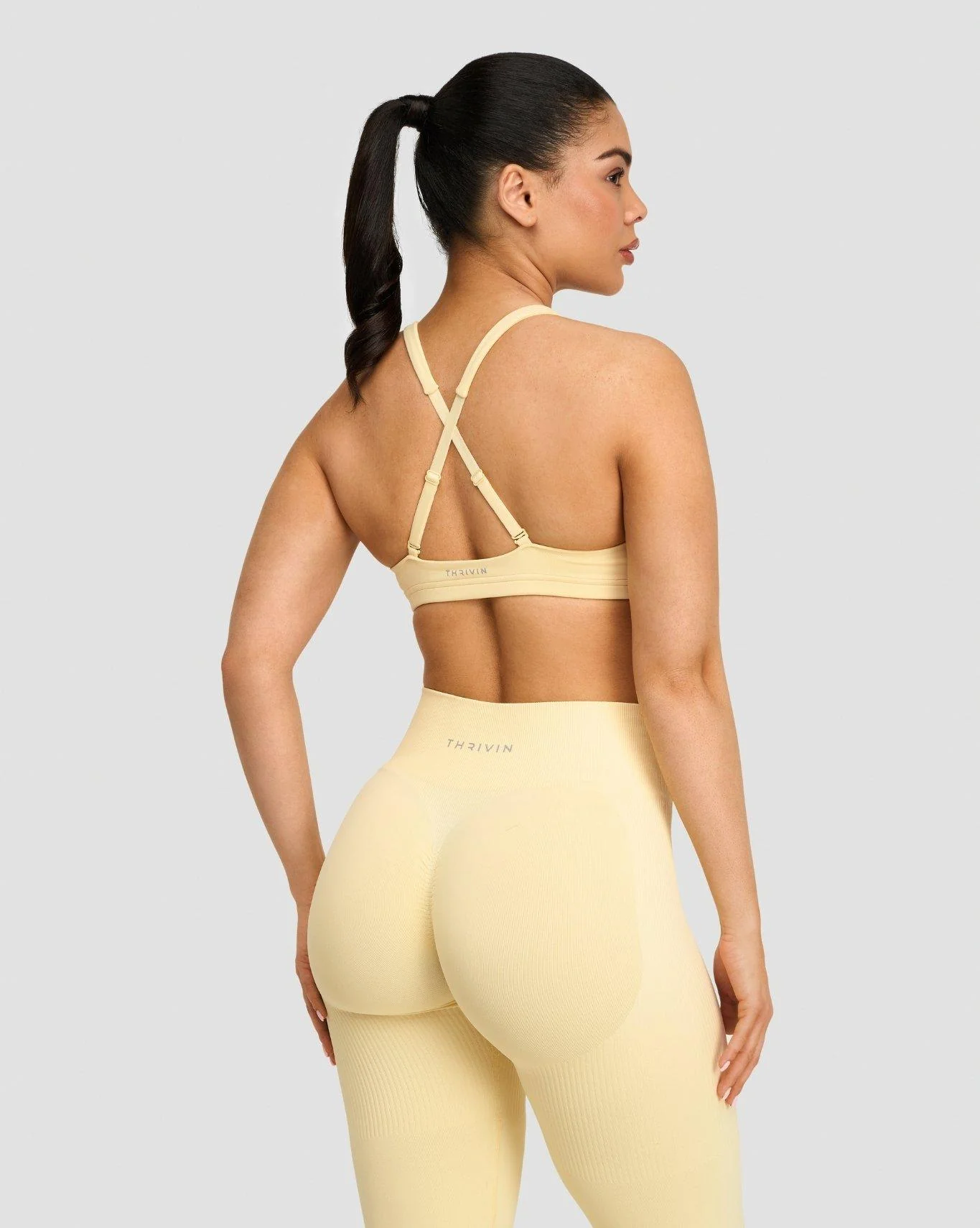 Elevate⢠Sculpting Medium Impact Multiway Bra | Golden Butter - Image 4