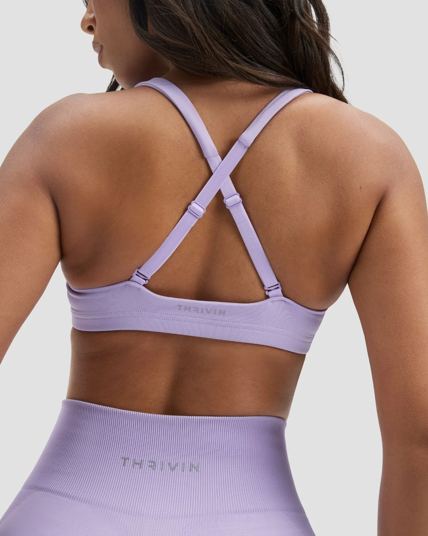 Elevate™ Sculpting Medium Impact Multiway Bra | Lilac - Image 2