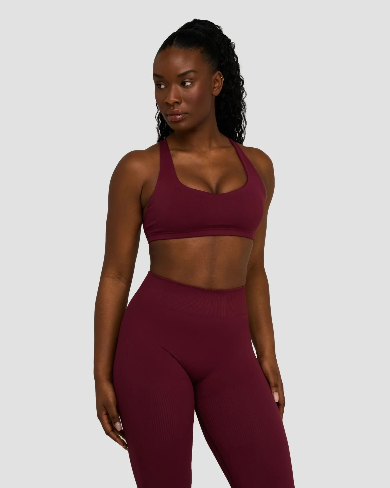 Elevate™ Sculpting Medium Impact Multiway Bra | Merlot