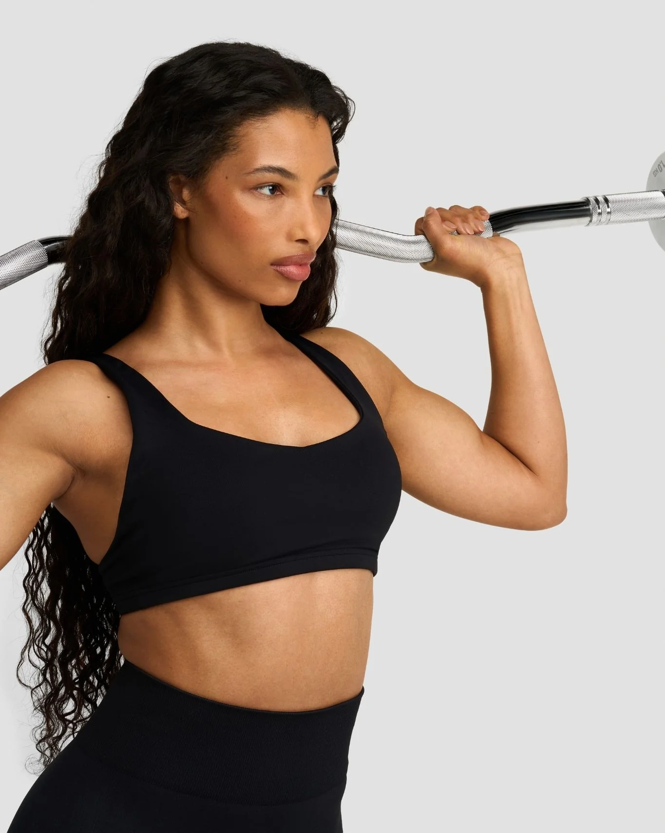Elevate™ Sculpting Medium Impact Multiway Bra | Night Black - Image 6
