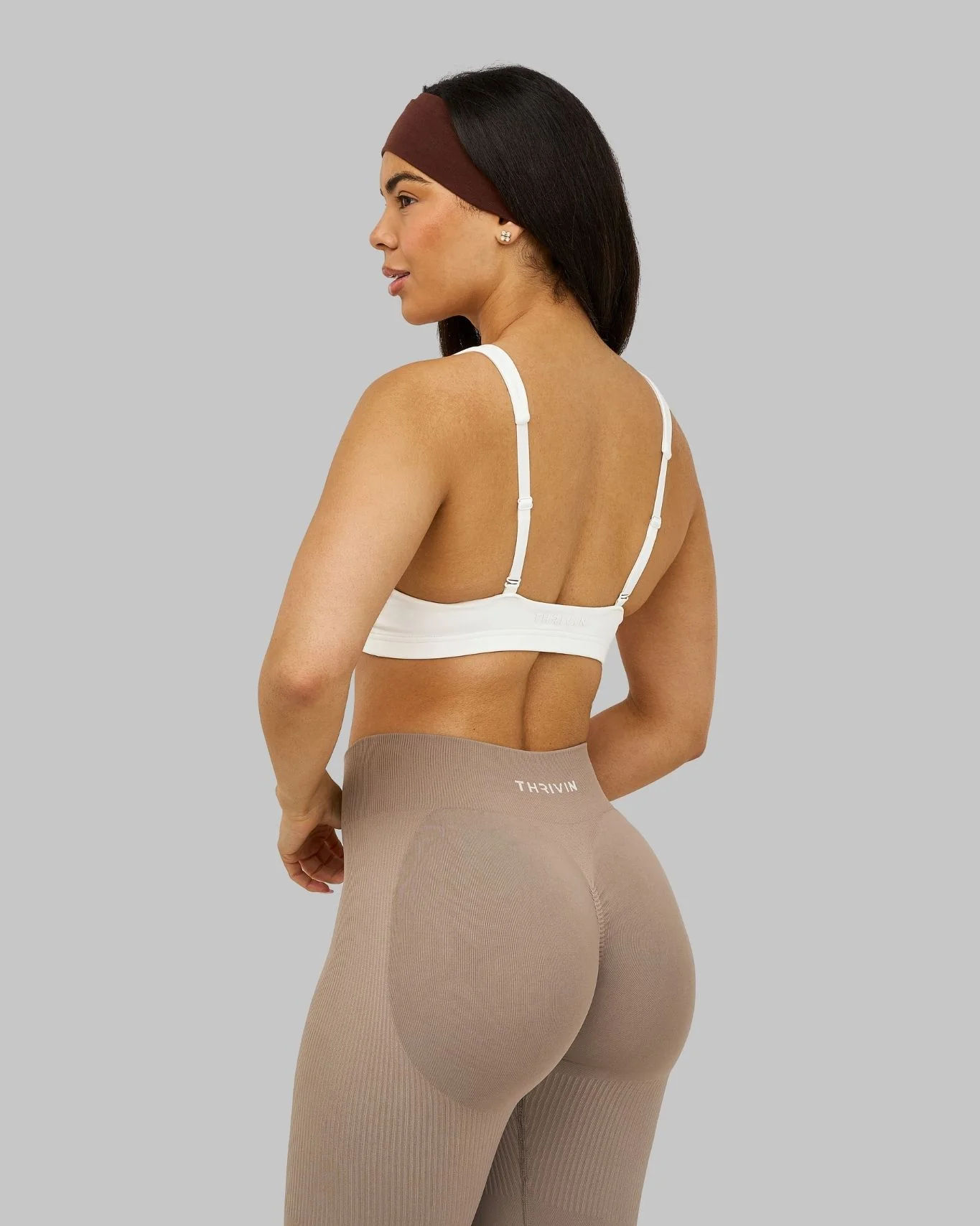 Elevate™ Sculpting Medium Impact Multiway Bra | White - Image 5