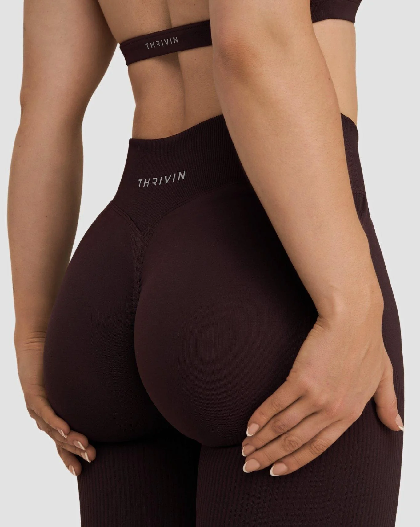Elevate™ Sculpting Mid V-Waist Scrunch Flare | Coffee - Image 2