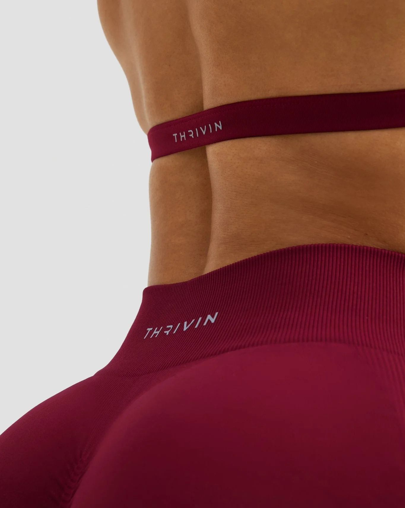 Elevate⢠Sculpting Mid Waist Scrunch Leggings | Raspberry - Image 4