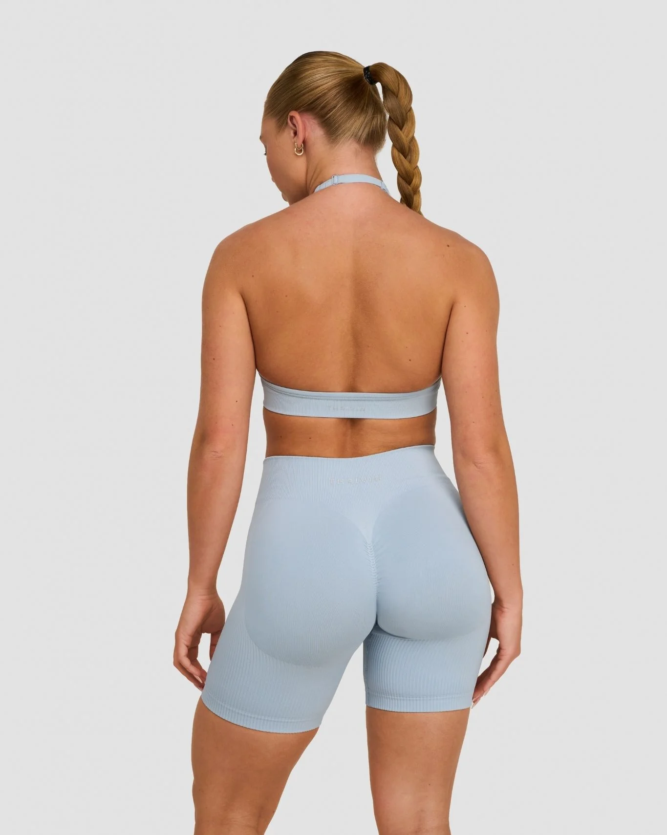 Elevate⢠Sculpting Seamless Adjustable Halter Bra | Blue Haze - Image 2