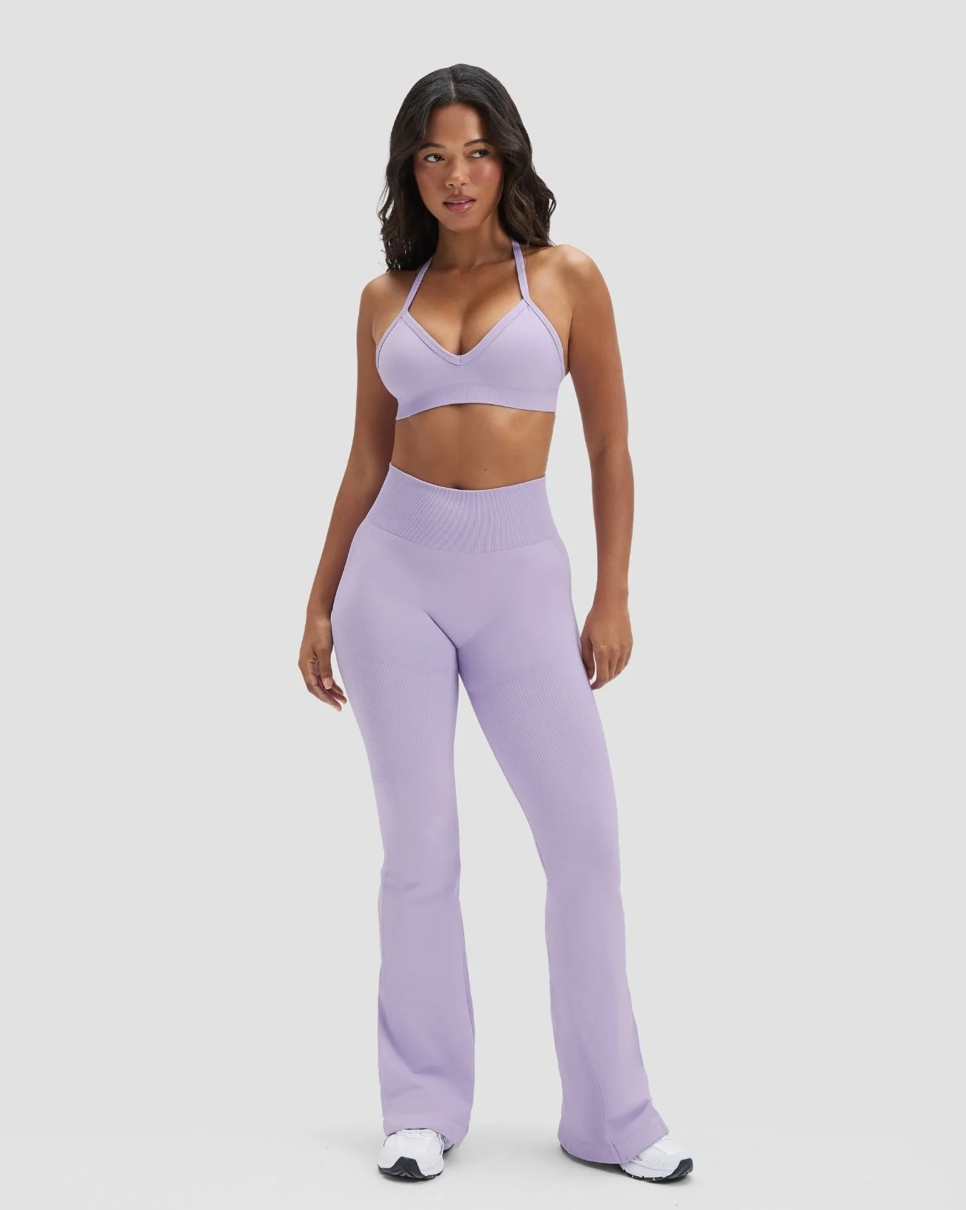 Elevate™ Sculpting Seamless Adjustable Halter Bra | Lilac - Image 6