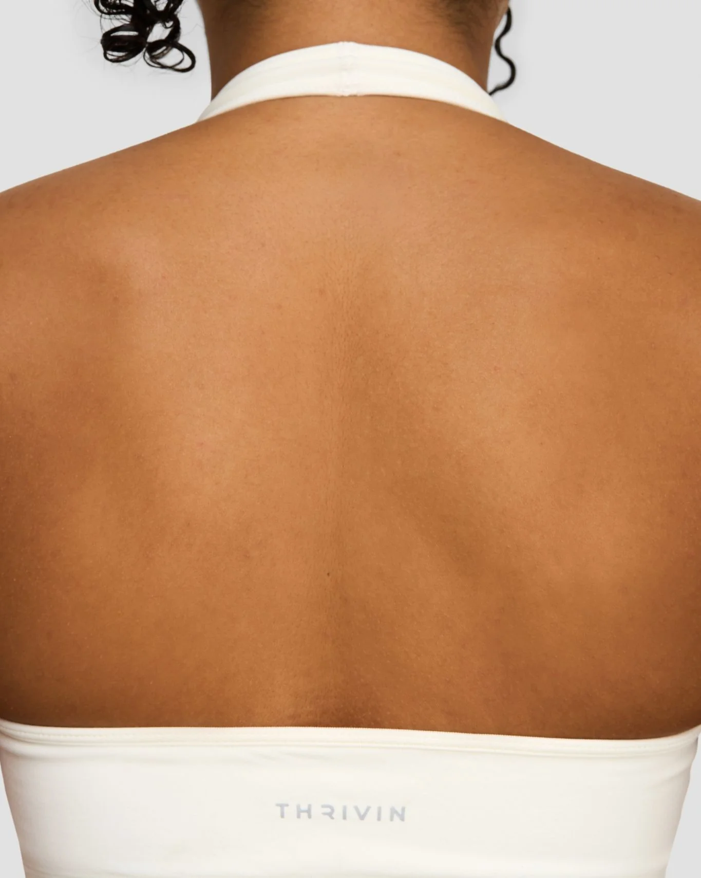 Elevate™ Sculpting Seamless Halterneck Top | Cream - Image 6