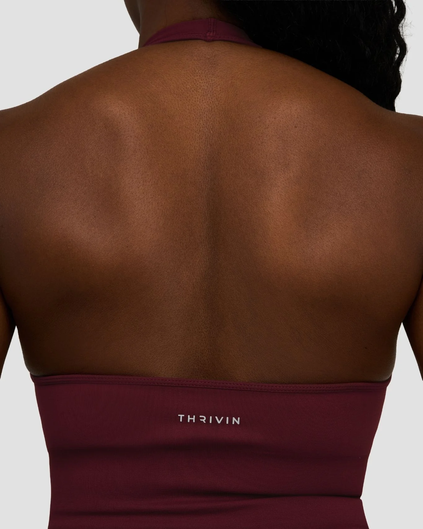 Elevate⢠Sculpting Seamless Halterneck Top | Merlot - Image 4