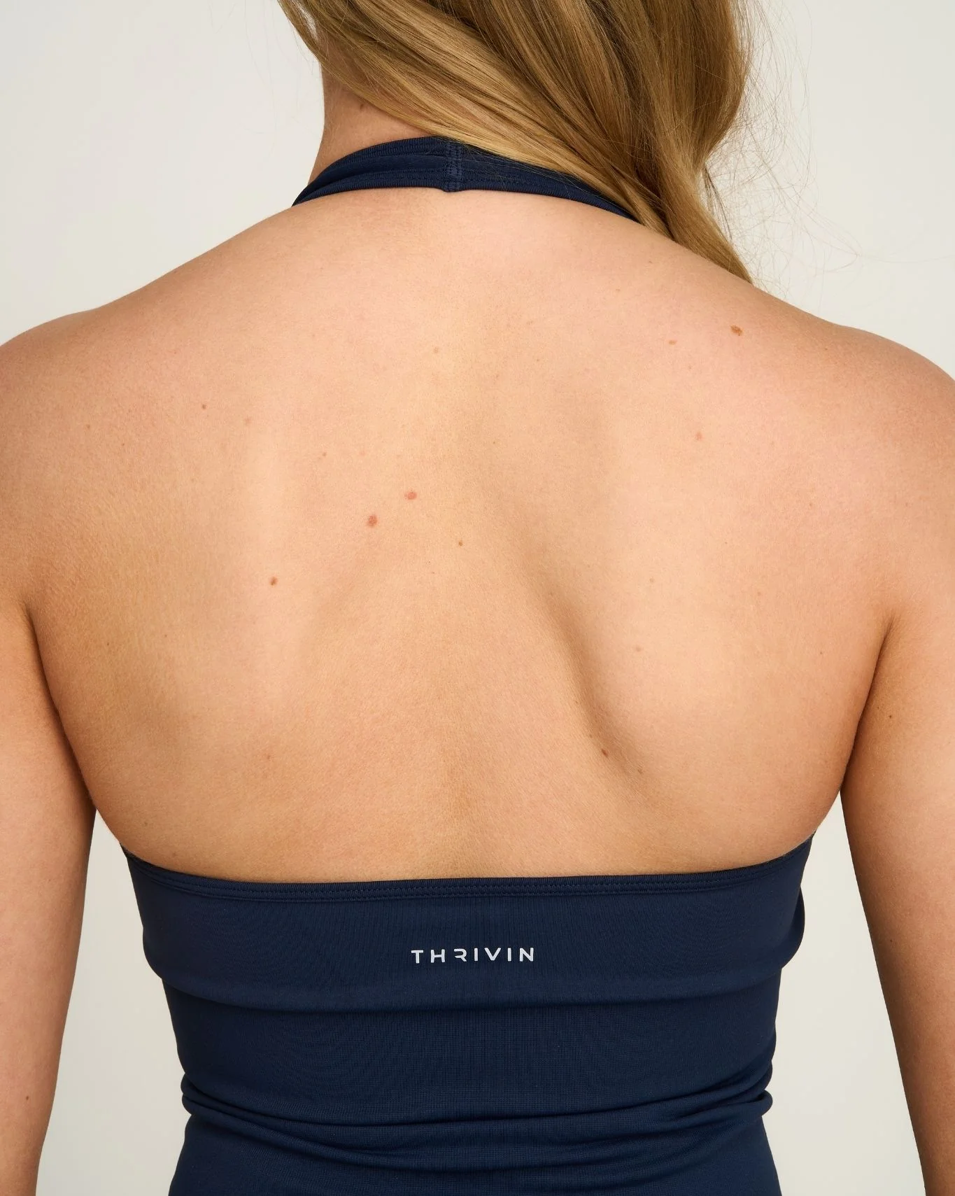 Elevate™ Sculpting Seamless Halterneck Top | Midnight Navy - Image 6