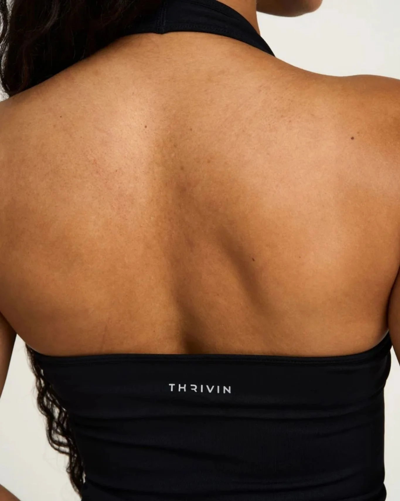 Elevate™ Sculpting Seamless Halterneck Top | Night Black - Image 5