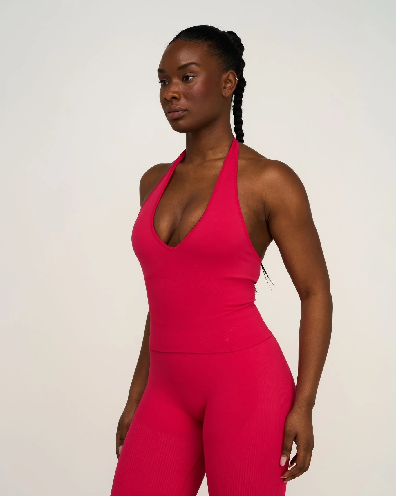 Elevate⢠Sculpting Seamless Halterneck Top | Strawberry - Image 5