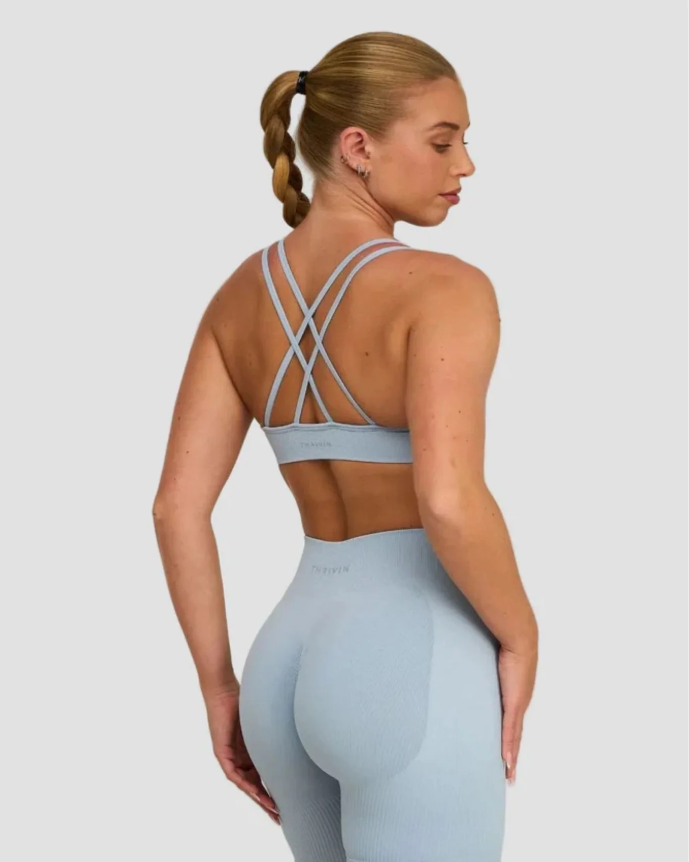 Elevate™ Sculpting Seamless High Apex Bra | Blue Haze - Image 5