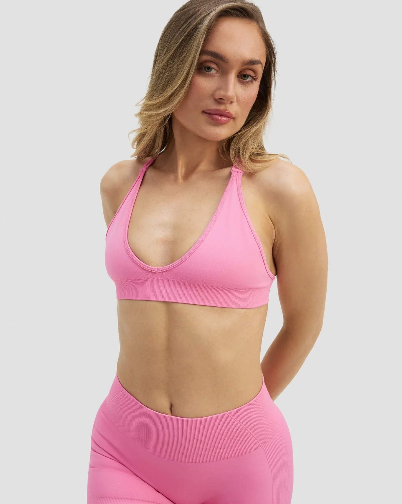 Elevate™ Sculpting Seamless High Apex Bra | Bubble Pink - Image 6