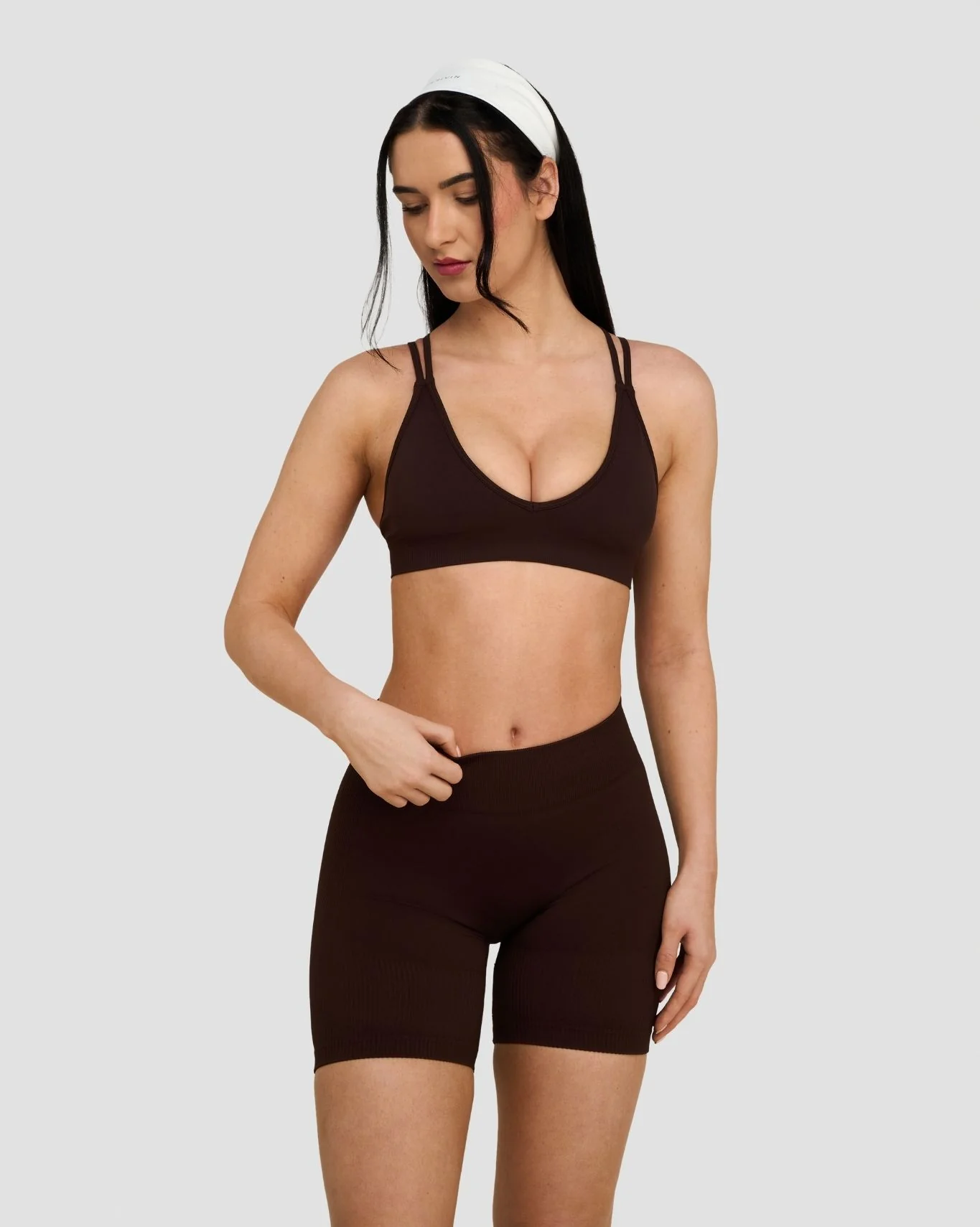 Elevate⢠Sculpting Seamless High Apex Bra | Coffee - Image 3