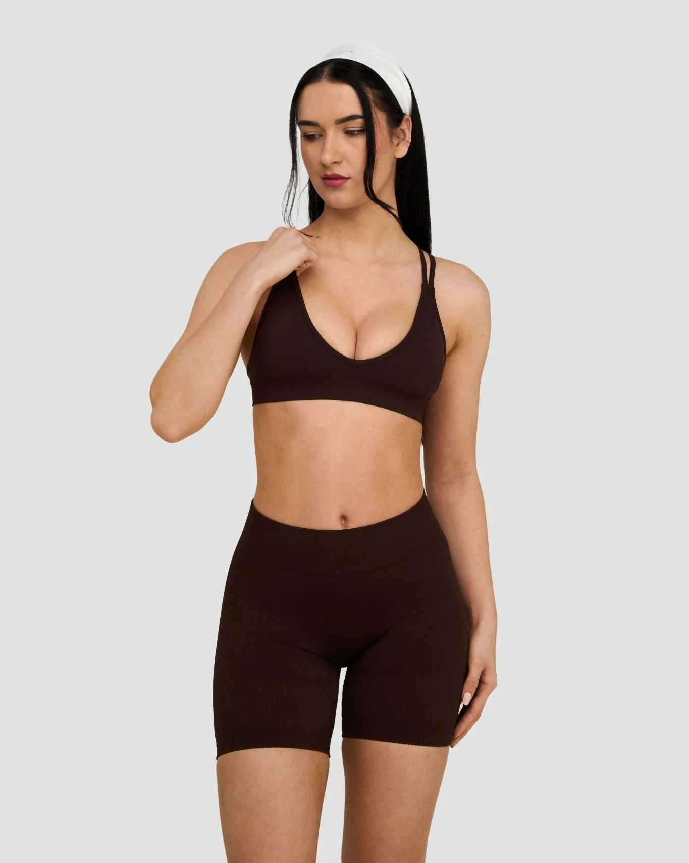 Elevate⢠Sculpting Seamless High Apex Bra | Coffee - Image 5