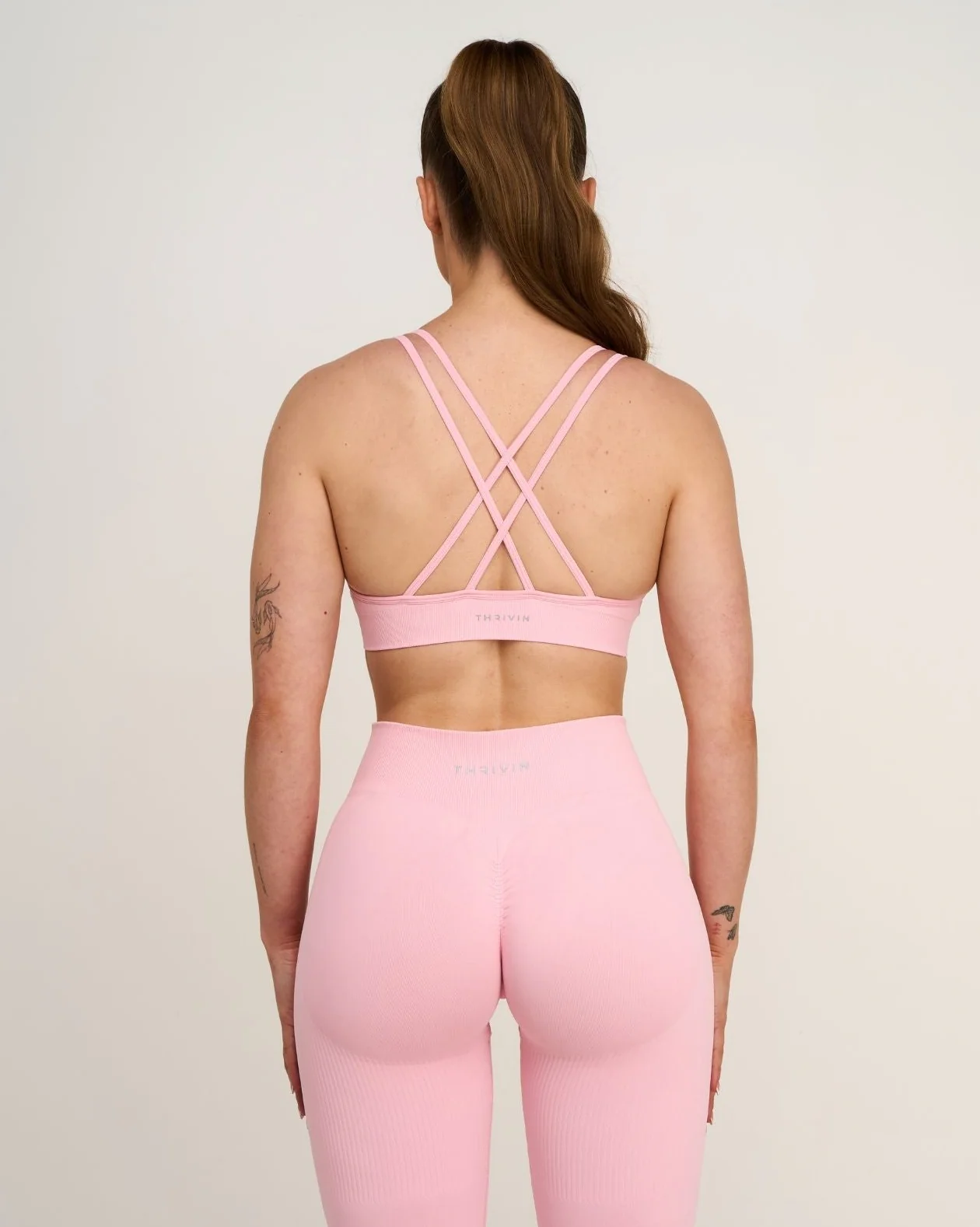 Elevate⢠Sculpting Seamless High Apex Bra | Cotton Pink - Image 2