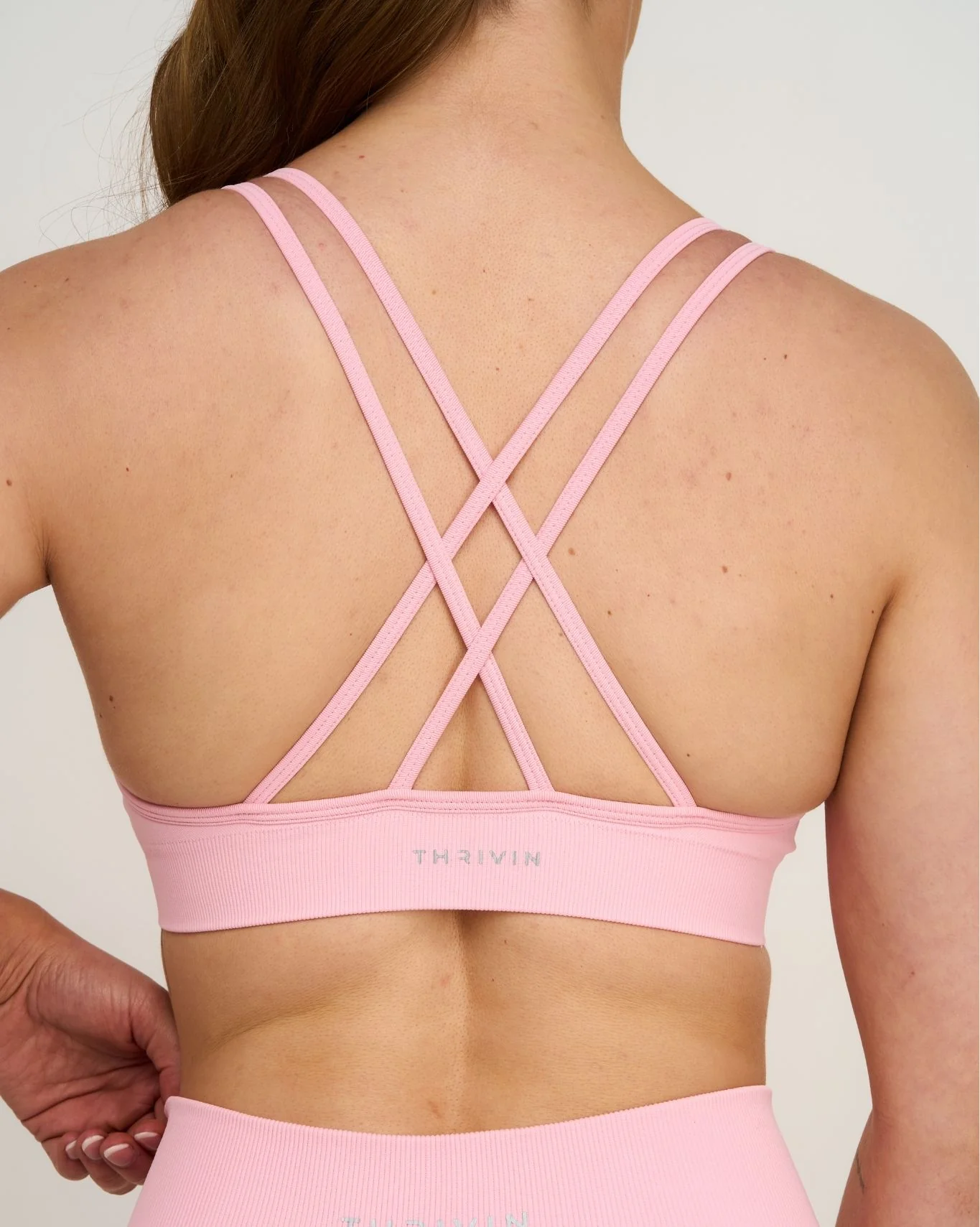 Elevate⢠Sculpting Seamless High Apex Bra | Cotton Pink - Image 6