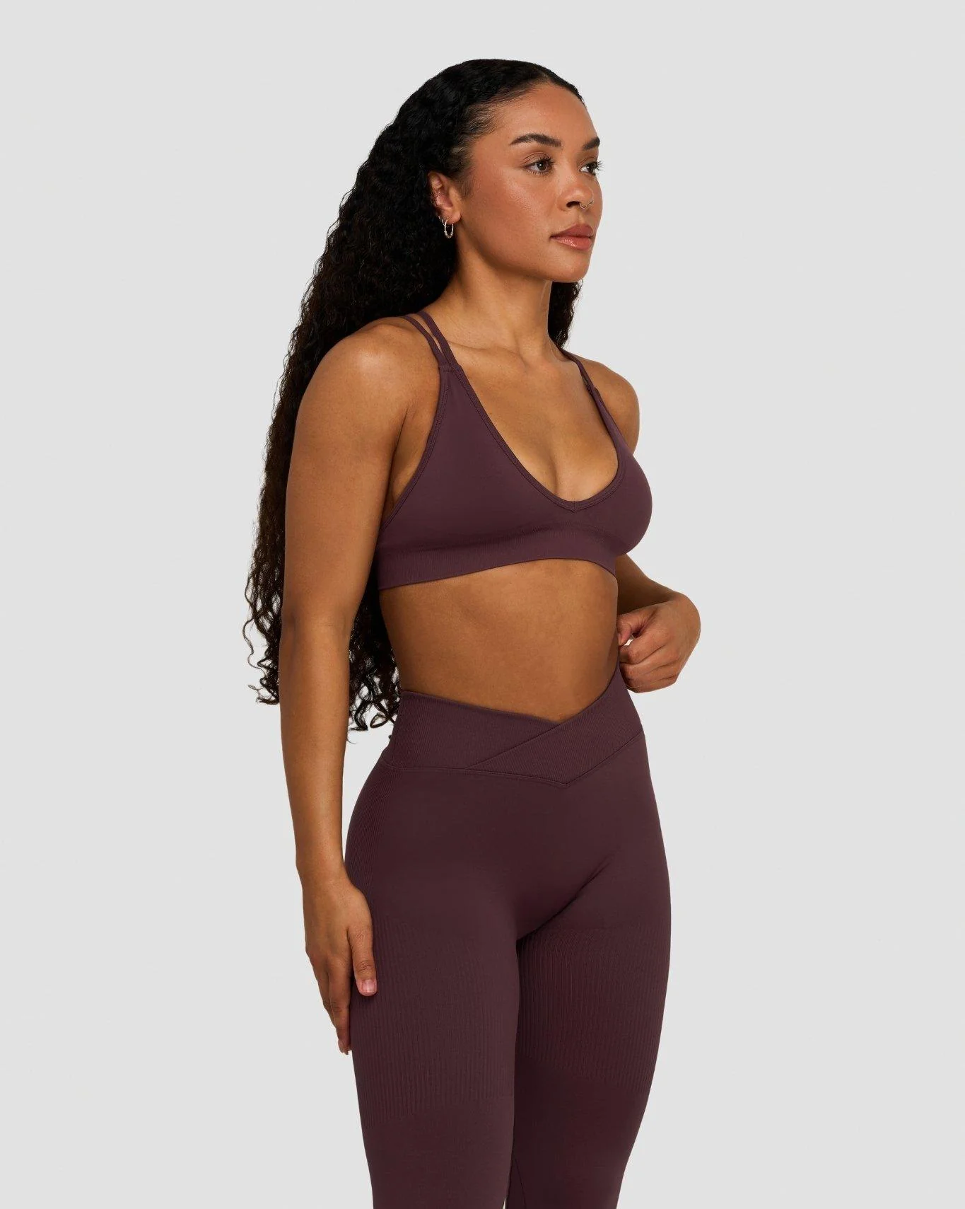 Elevate⢠Sculpting Seamless High Apex Bra | Dark Mauve - Image 3