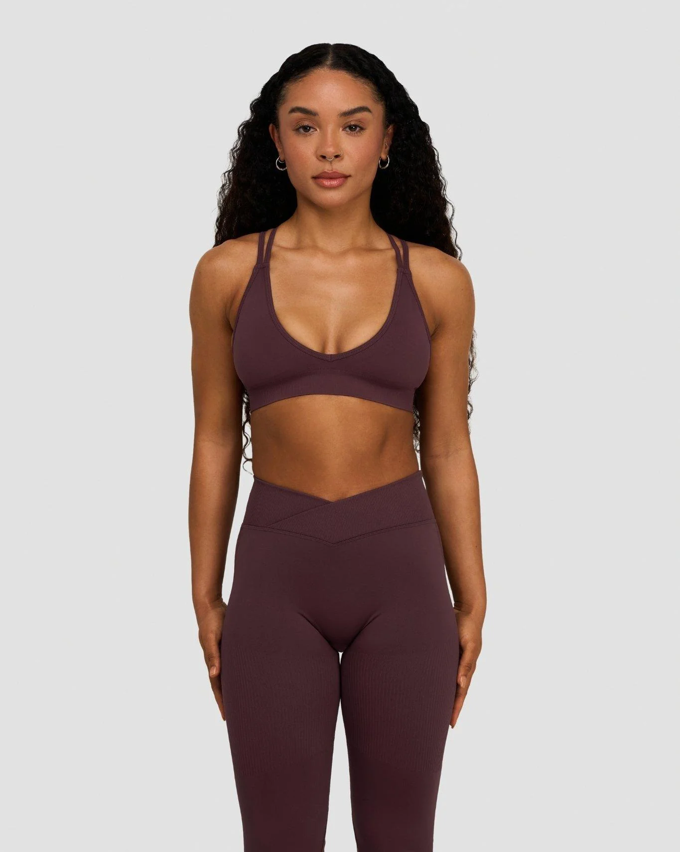 Elevate⢠Sculpting Seamless High Apex Bra | Dark Mauve - Image 5