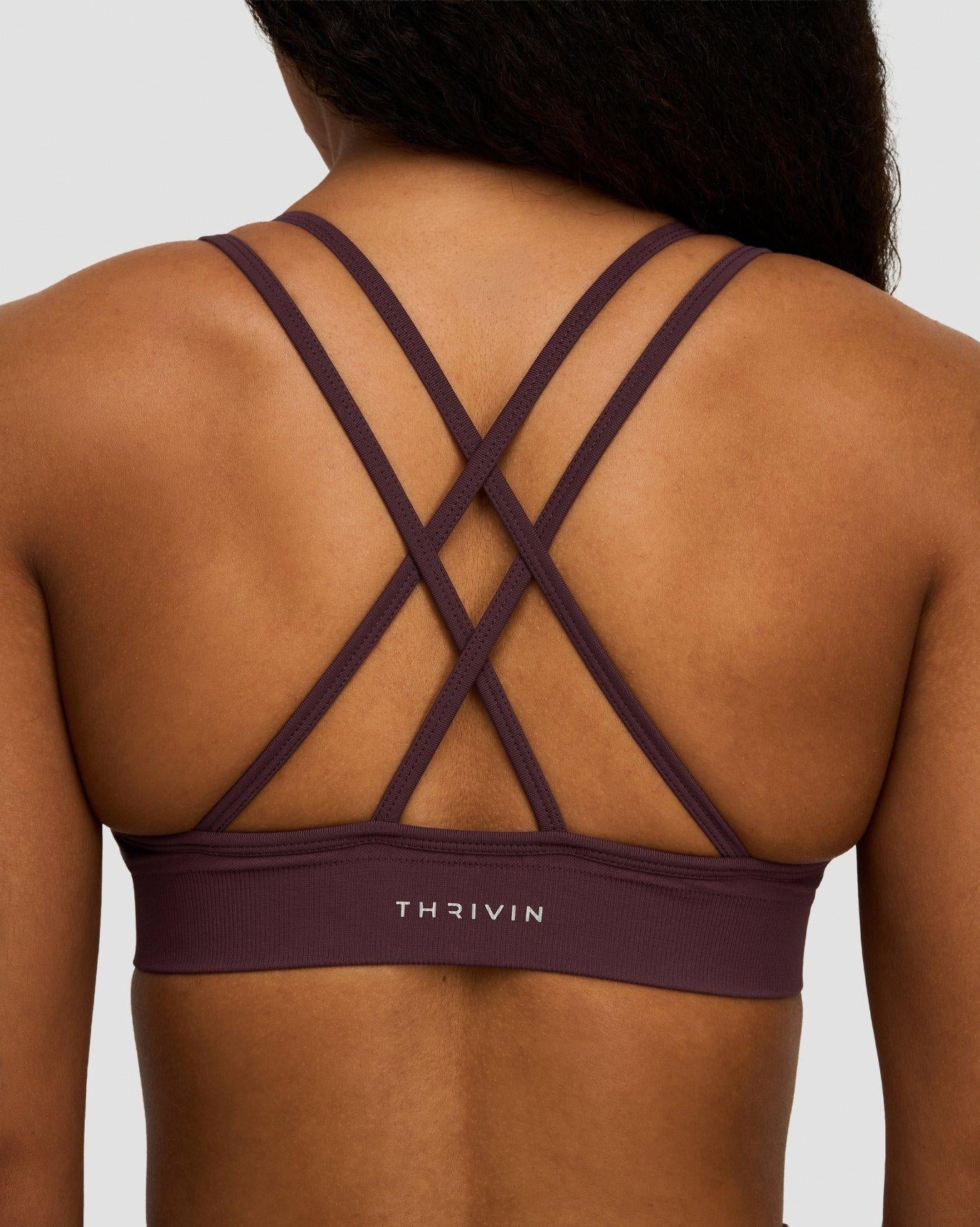 Elevate⢠Sculpting Seamless High Apex Bra | Dark Mauve - Image 6