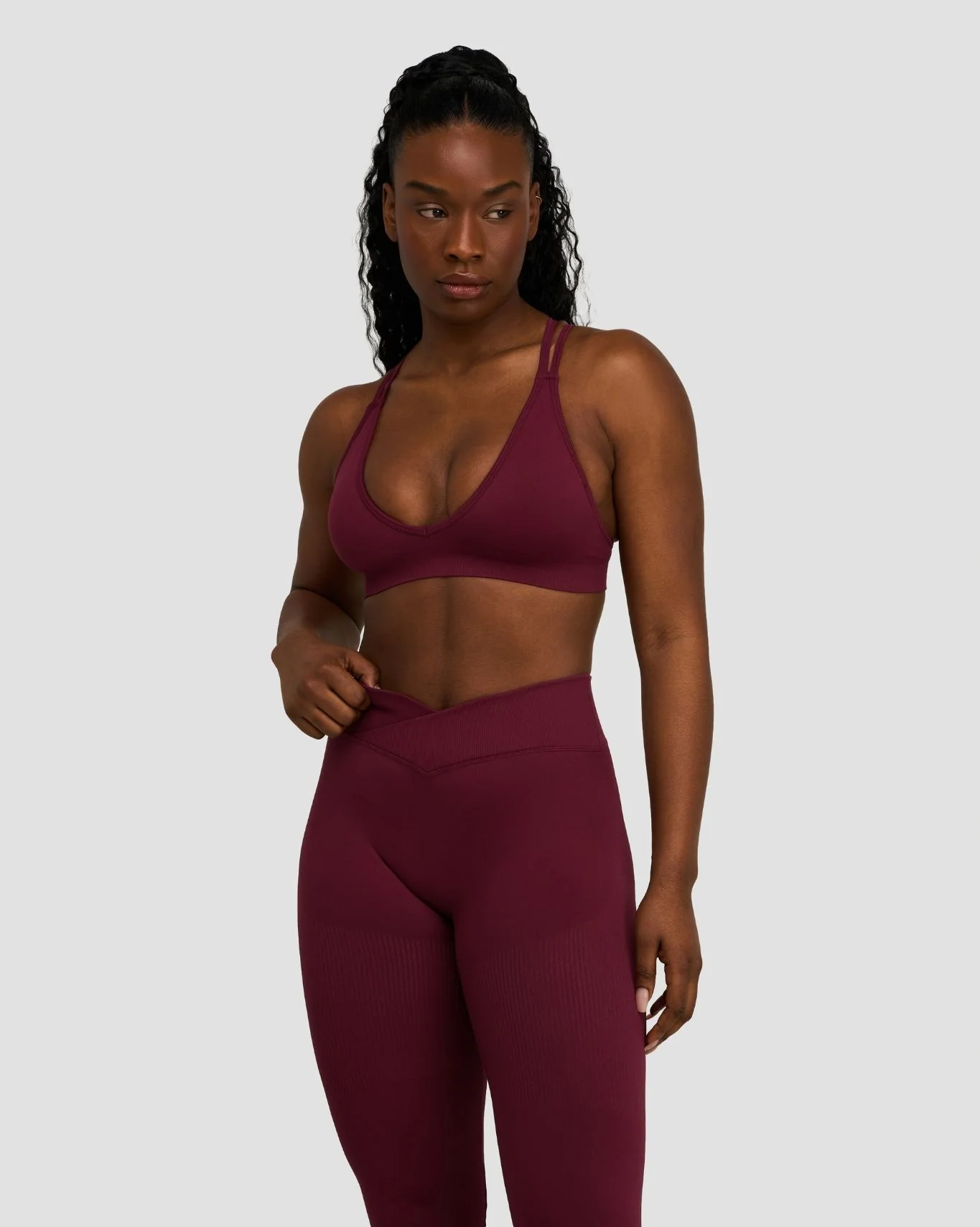 Elevate⢠Sculpting Seamless High Apex Bra | Merlot - Image 5