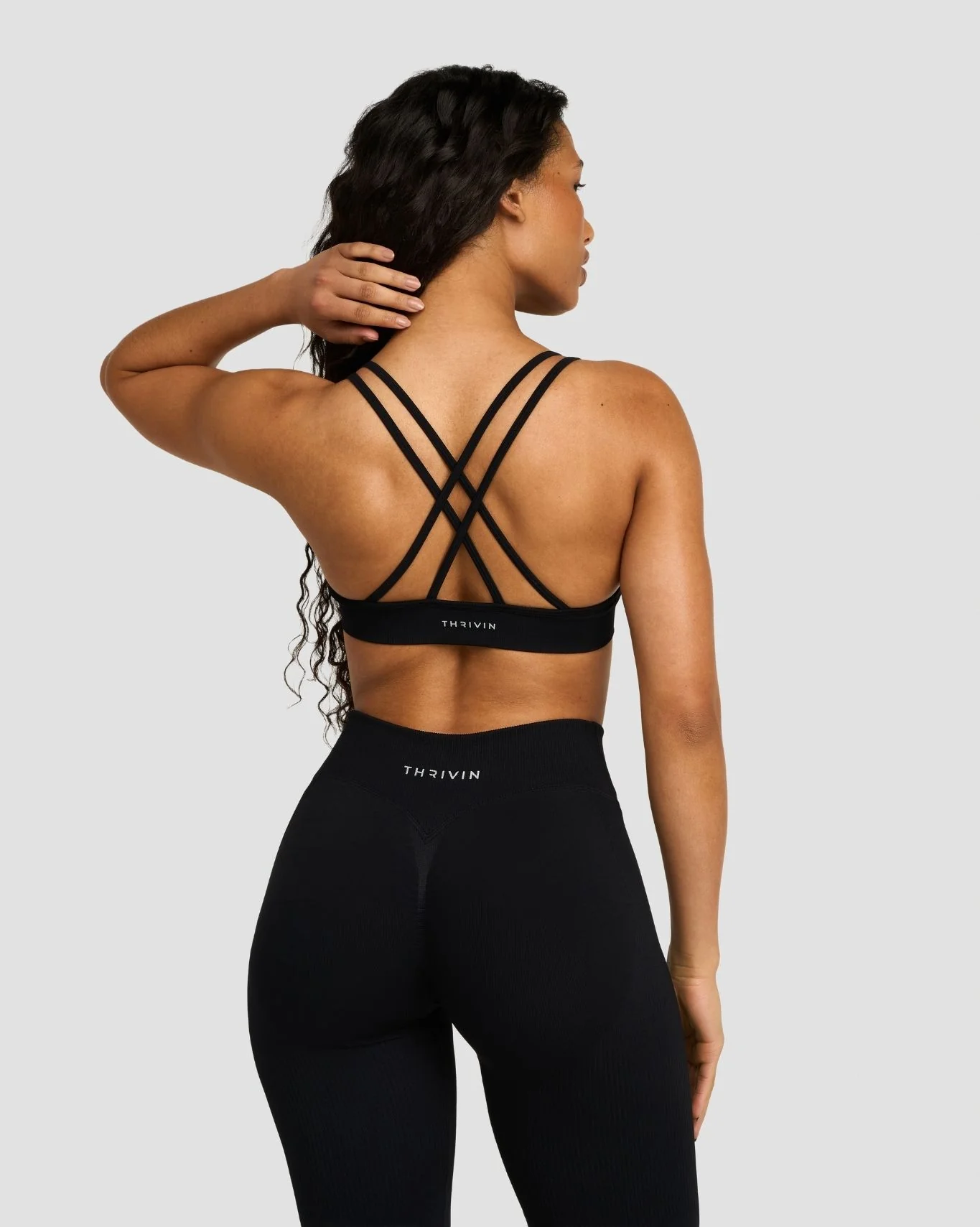 Elevate⢠Sculpting Seamless High Apex Bra | Night Black - Image 4