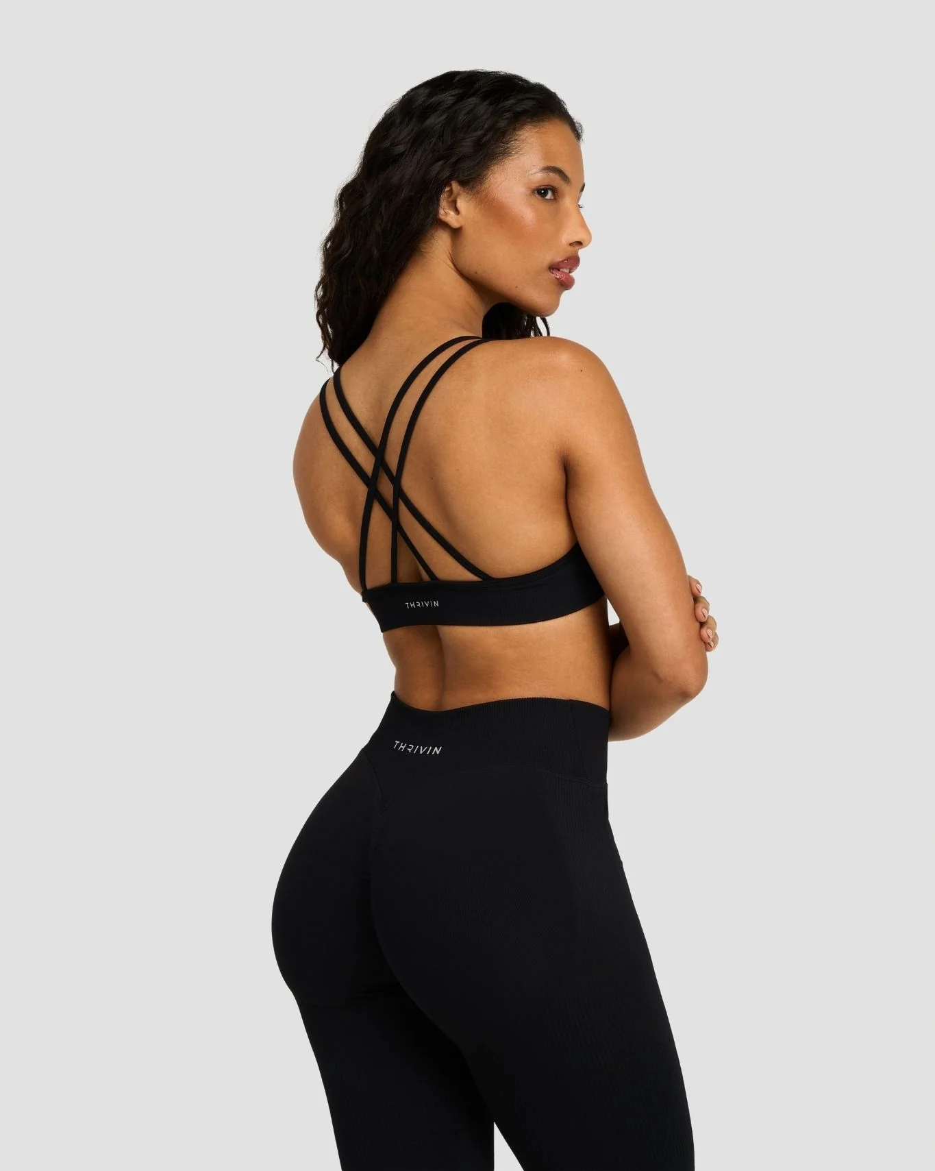 Elevate⢠Sculpting Seamless High Apex Bra | Night Black - Image 6