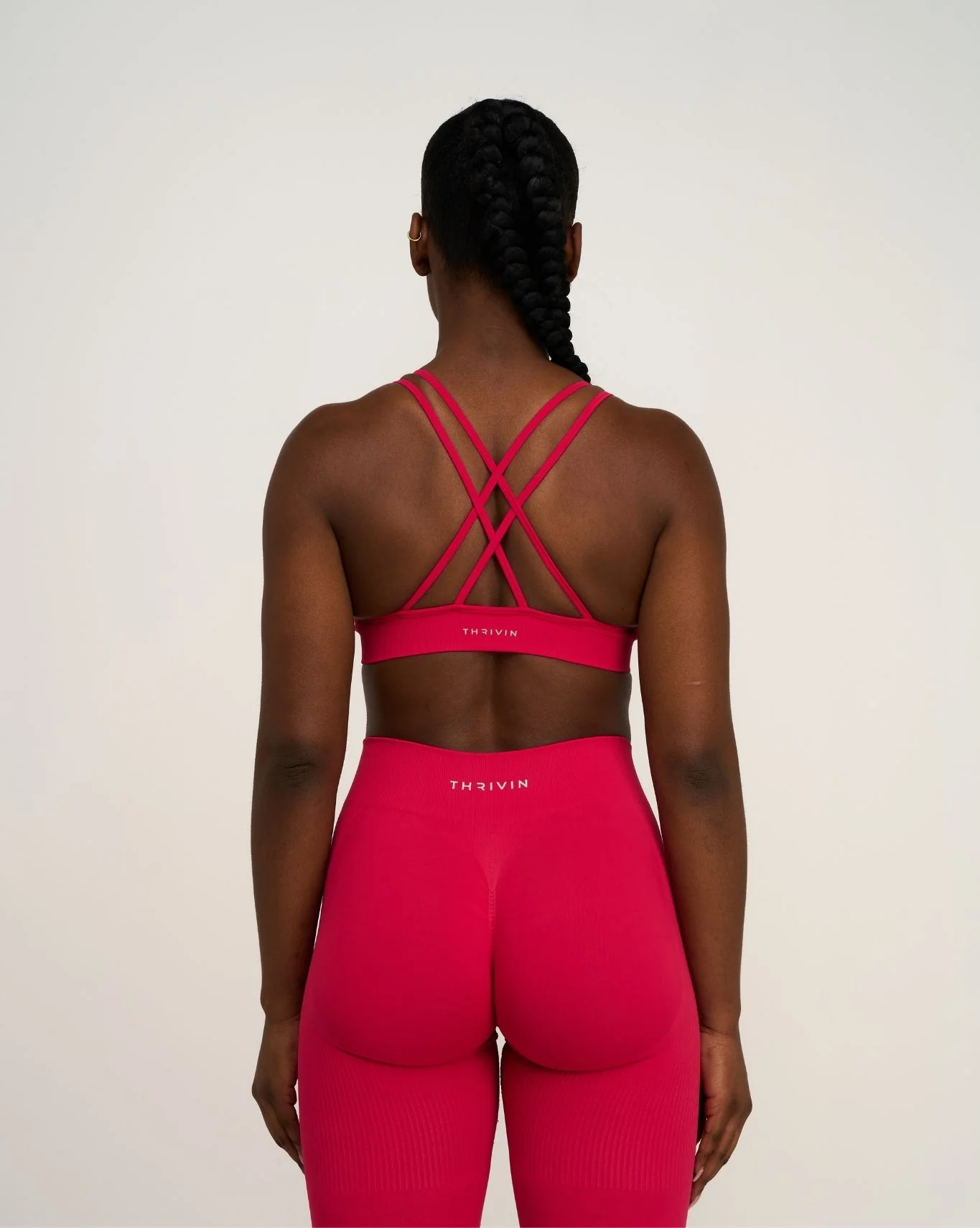 Elevate⢠Sculpting Seamless High Apex Bra | Strawberry - Image 5