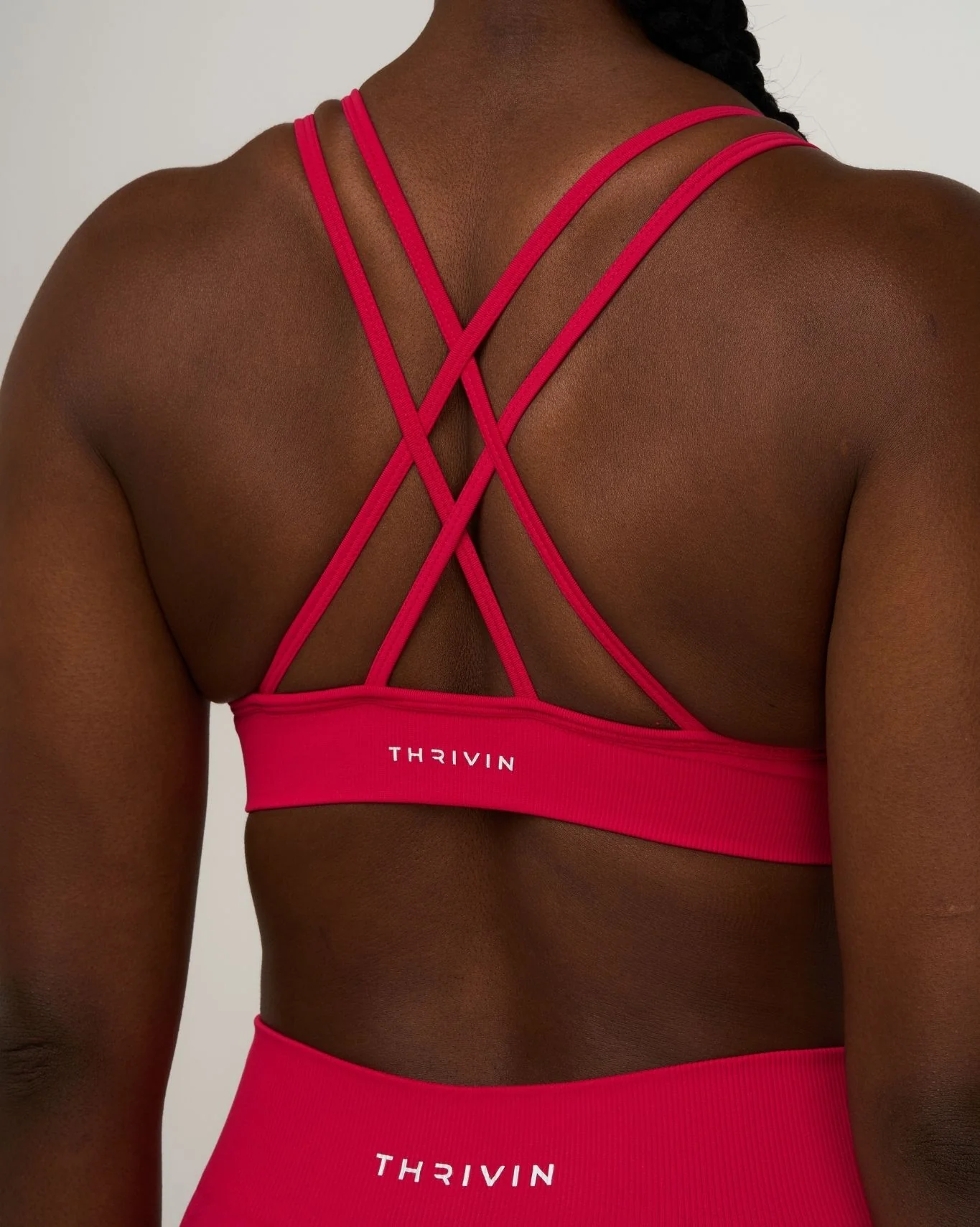 Elevate⢠Sculpting Seamless High Apex Bra | Strawberry - Image 6
