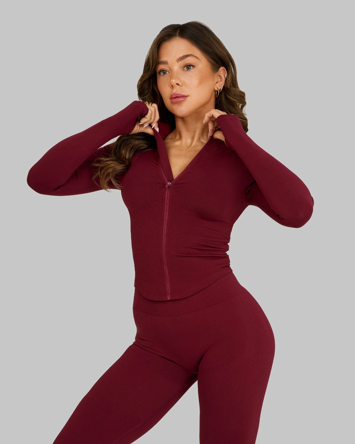Elevate™ Sculpting Seamless Jacket | Fine Wine