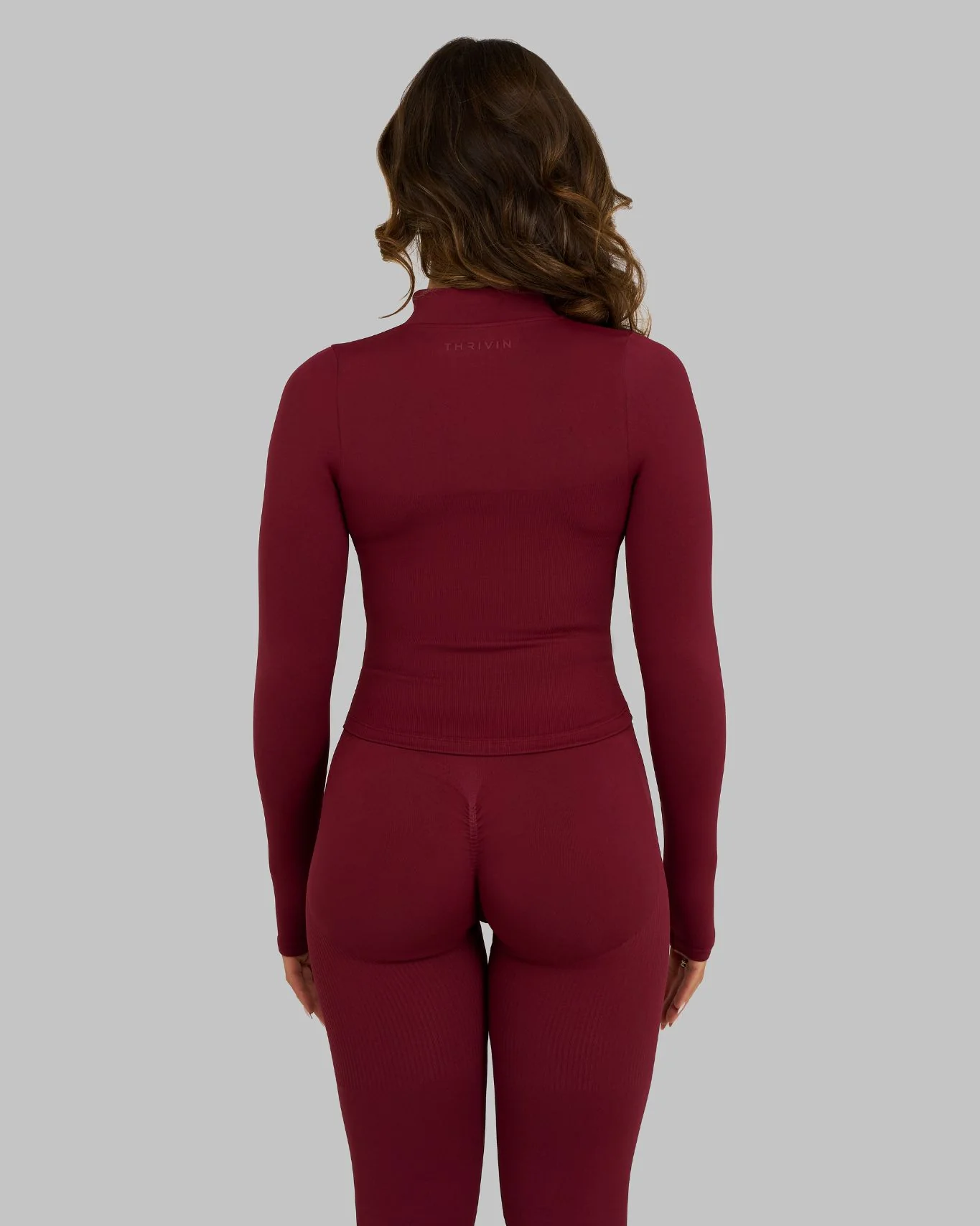 Elevate™ Sculpting Seamless Jacket | Fine Wine - Image 6