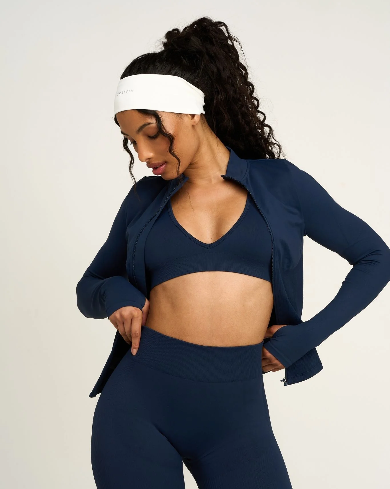 Elevate™ Sculpting Seamless Jacket | Midnight Navy - Image 5