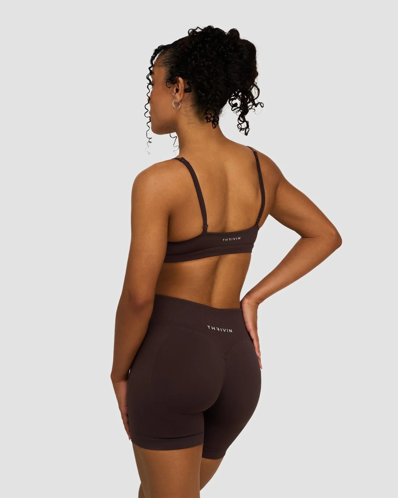 Elevate™ Sculpting Seamless Scoop Neck Bra | Coffee - Image 2