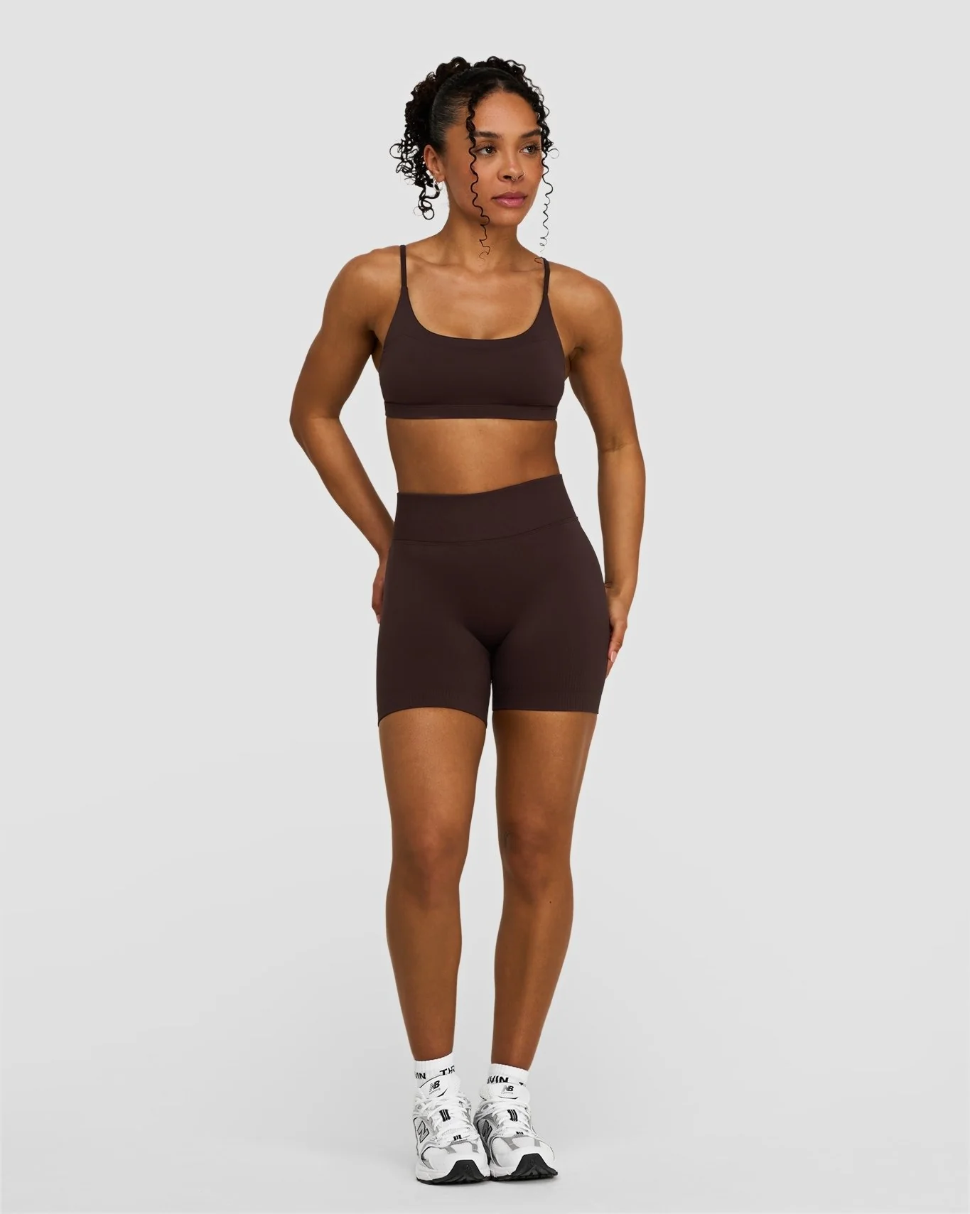 Elevate™ Sculpting Seamless Scoop Neck Bra | Coffee - Image 5