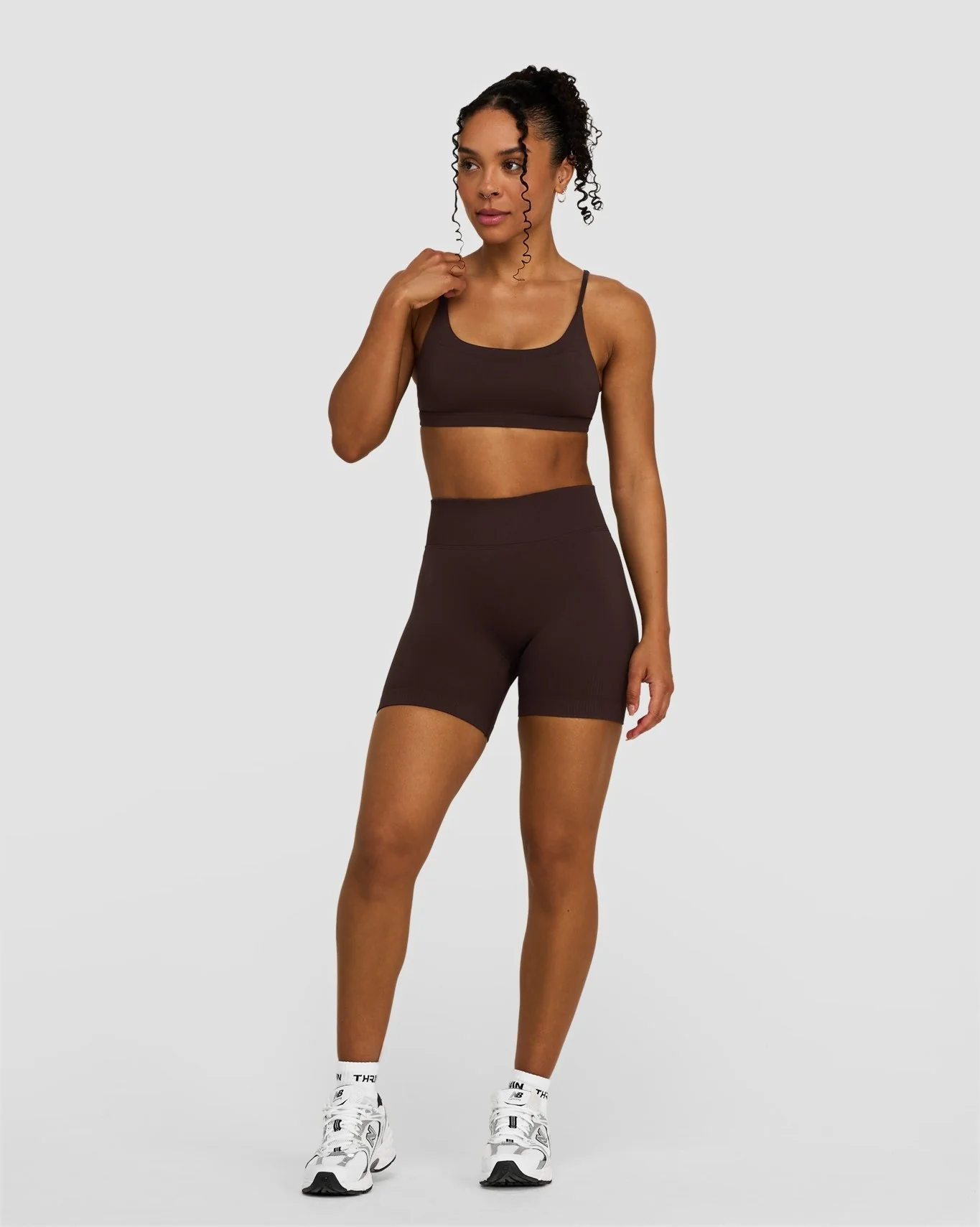Elevate™ Sculpting Seamless Scoop Neck Bra | Coffee - Image 6