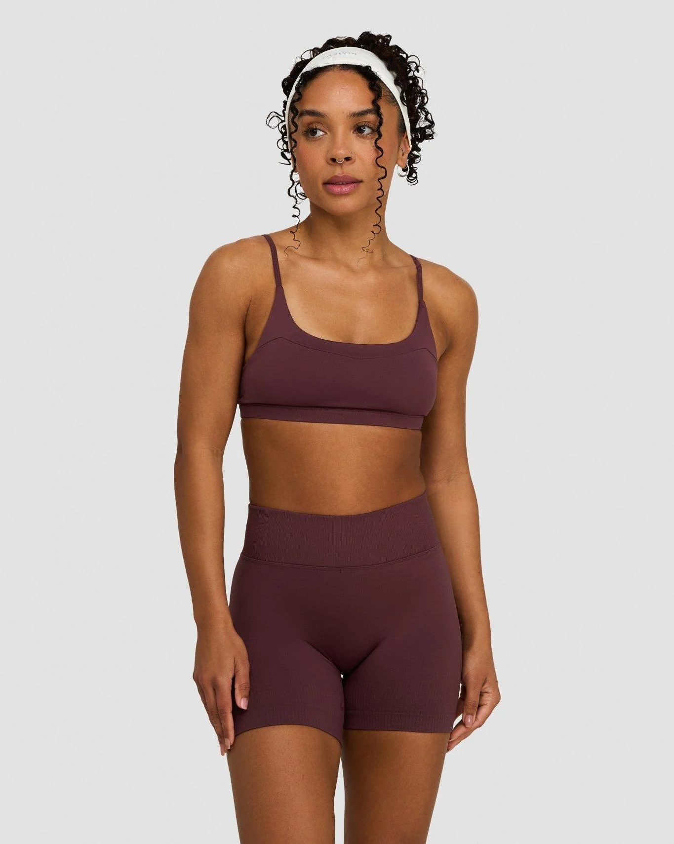 Elevate⢠Sculpting Seamless Scoop Neck Bra | Dark Mauve