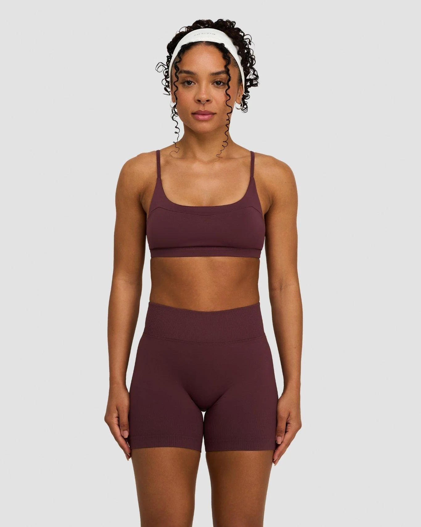 Elevate⢠Sculpting Seamless Scoop Neck Bra | Dark Mauve - Image 3