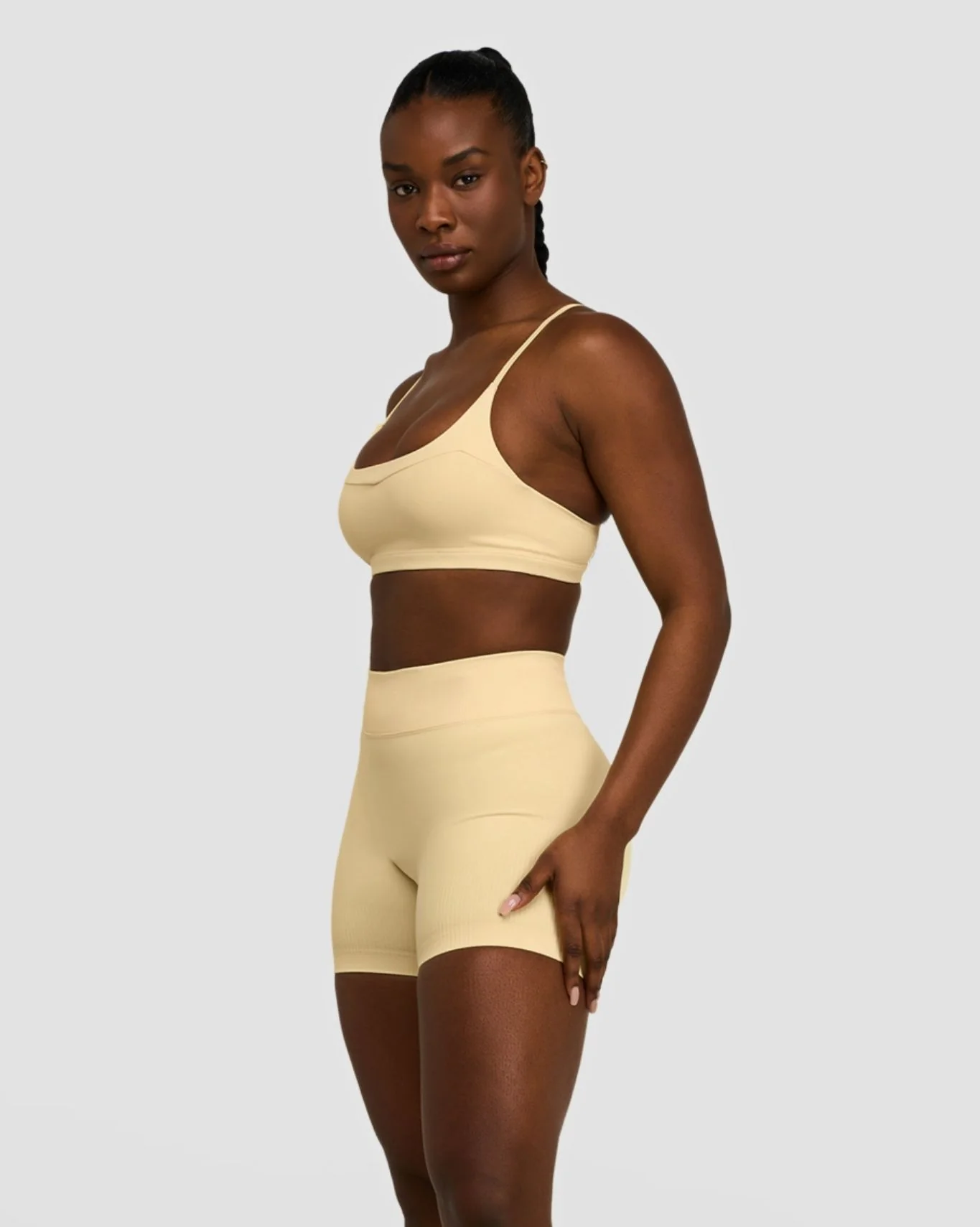 Elevate™ Sculpting Seamless Scoop Neck Bra | Golden Butter - Image 3